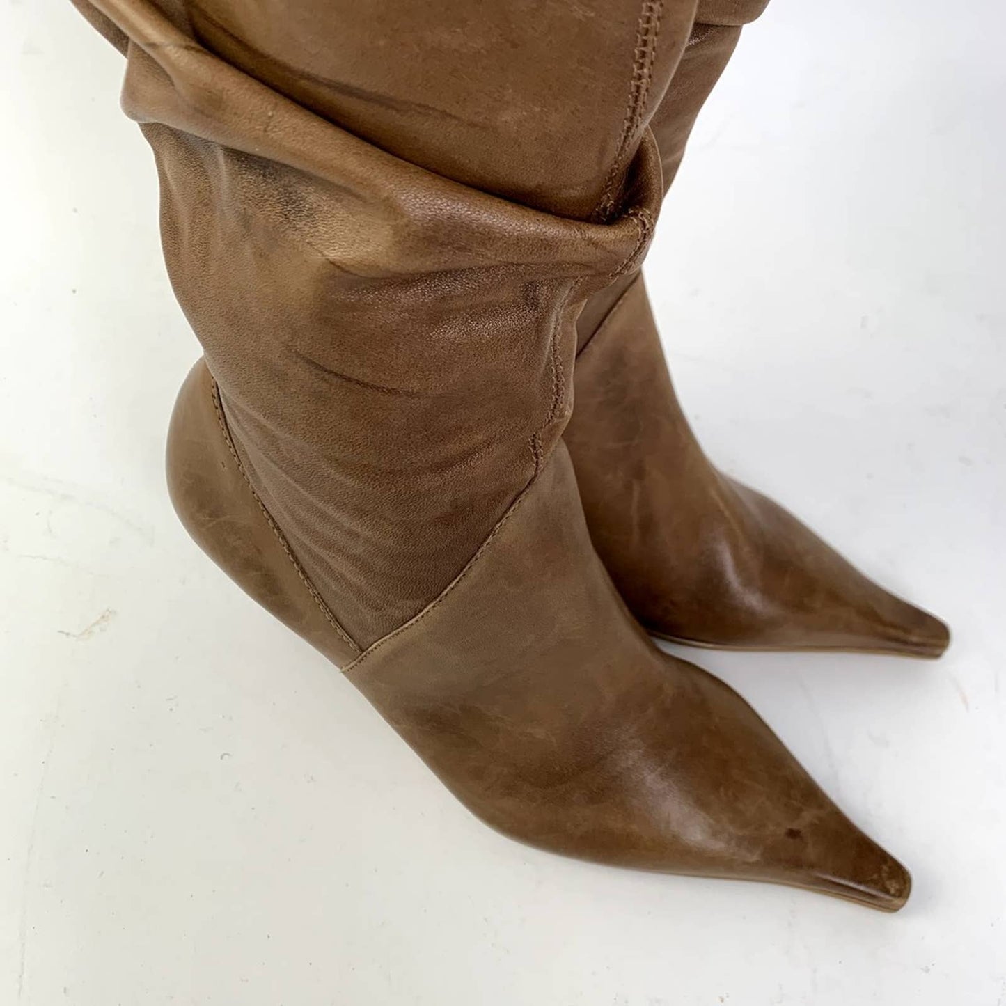 NWOT Diba Point Toe Mid Calf Heel Boots - 7
