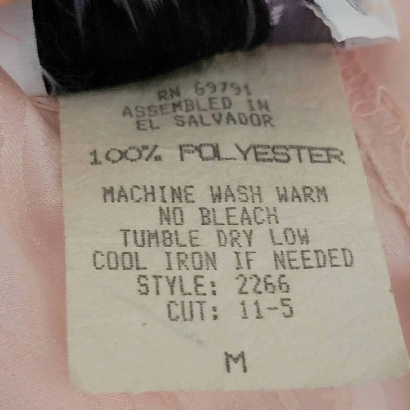 Vintage 80s Pastel Pink Short Sleeve Bow Tie Button Up Blouse