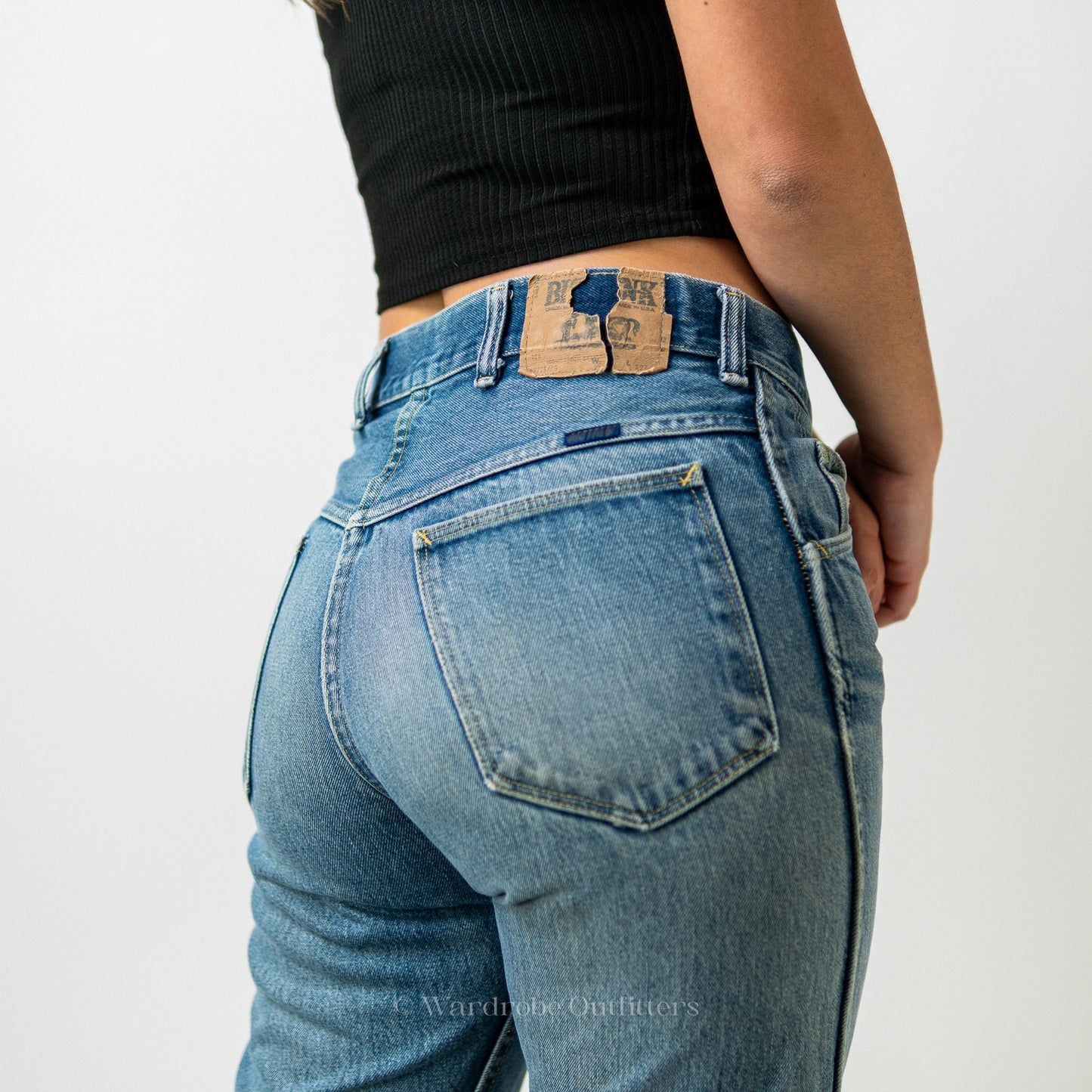 1970’s Vintage Big Yank Rockabilly Western Bootcut Denim Jeans