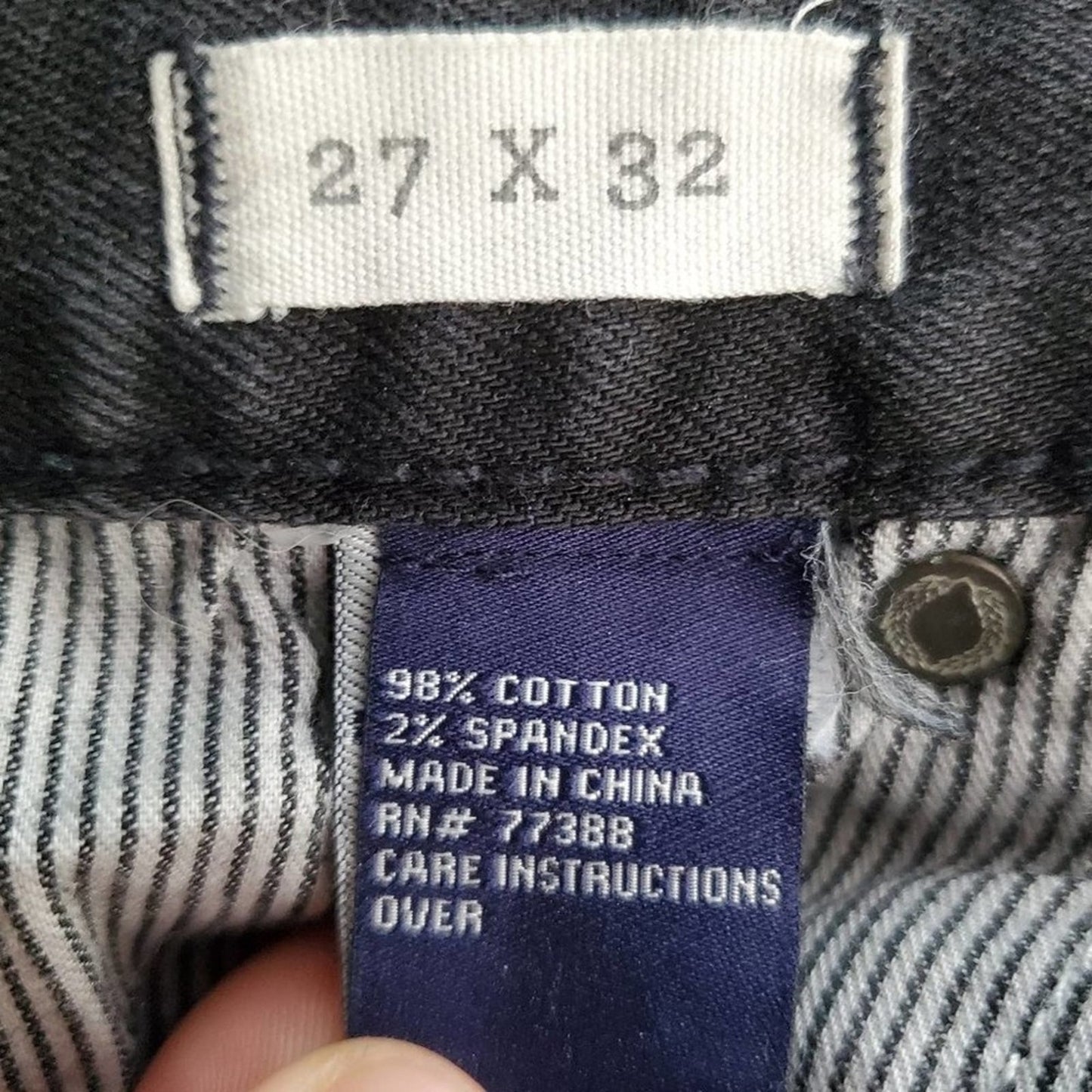 Madewell 8" Black Skinny Jeans - 27x32