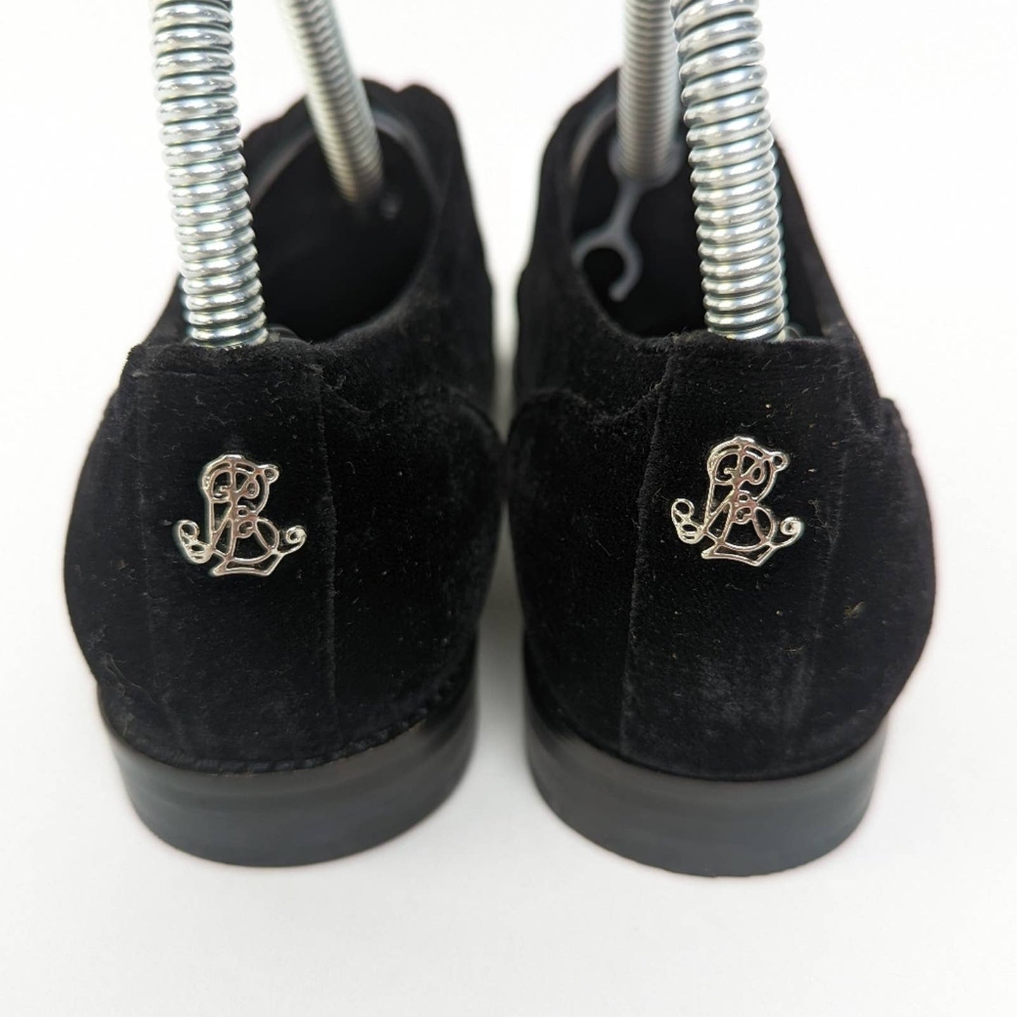 NWOT Ralph Lauren Maryna Black Suede Derby Oxford Flats - 6