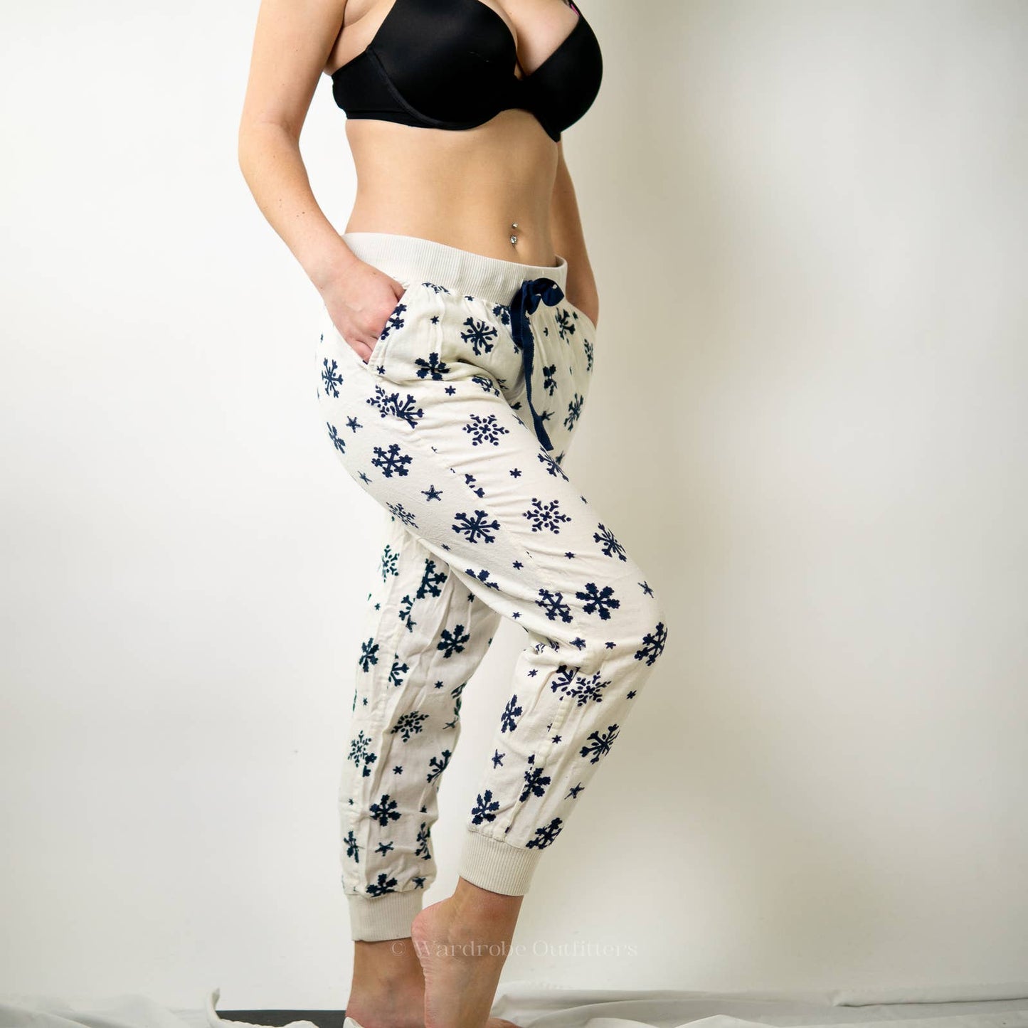 Aerie Cotton Snowflake Pajama Bottoms