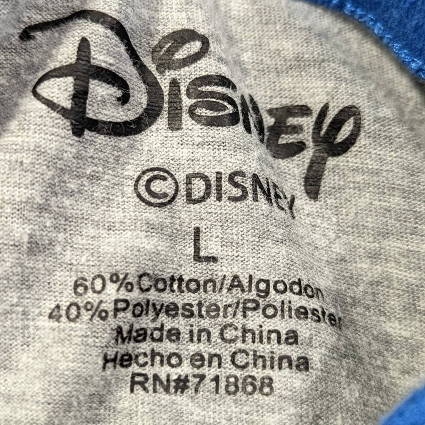 Disney Y2K 2000s Lilo Stitch rainbow stripe graphic Tee - M