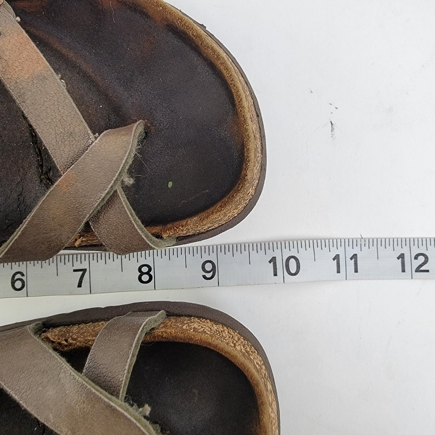 Birkenstock Mayari Birko-Flor Tobacco Brown Cognac Sandals - 8