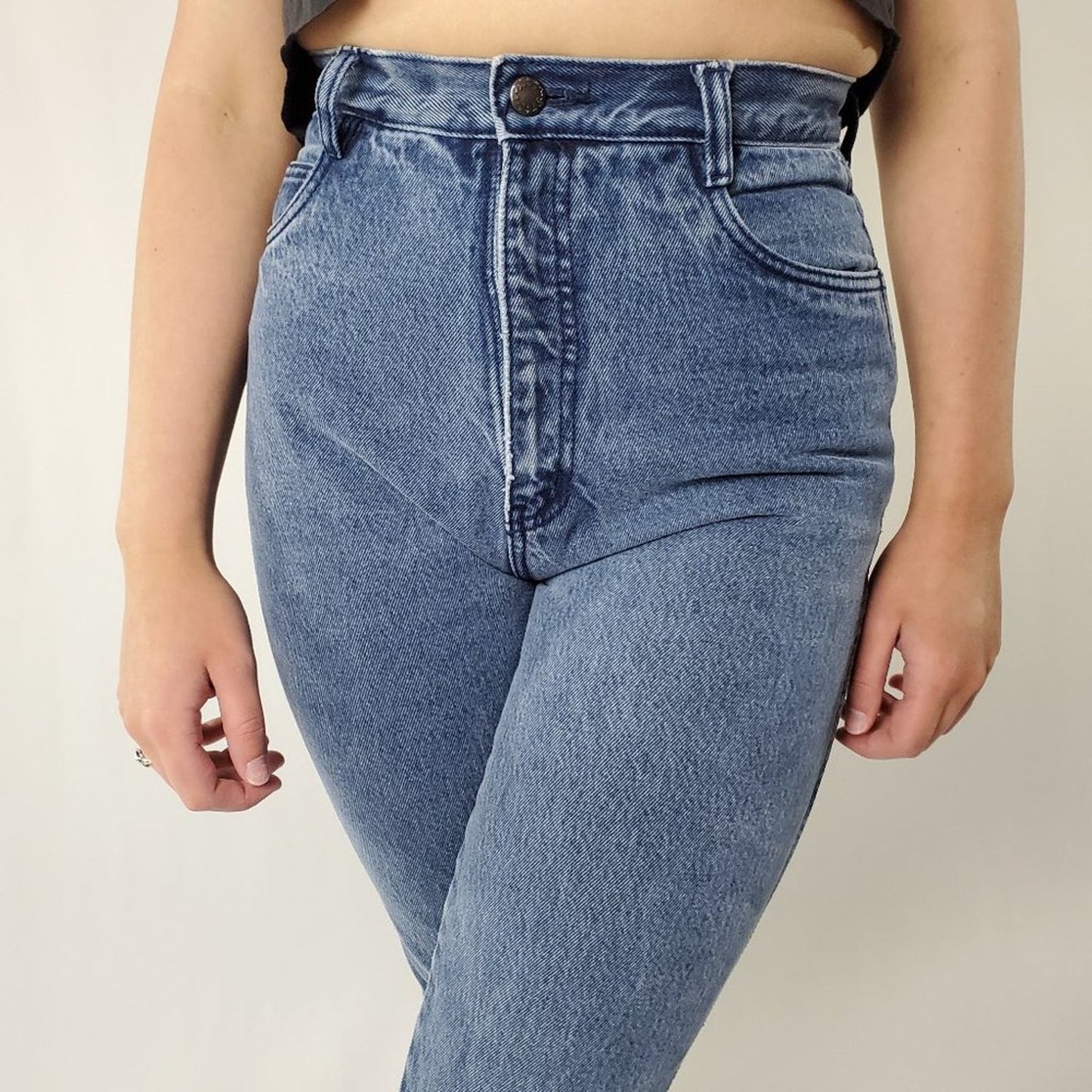 Vintage Rio High Waist Tapered Leg Mom Jeans