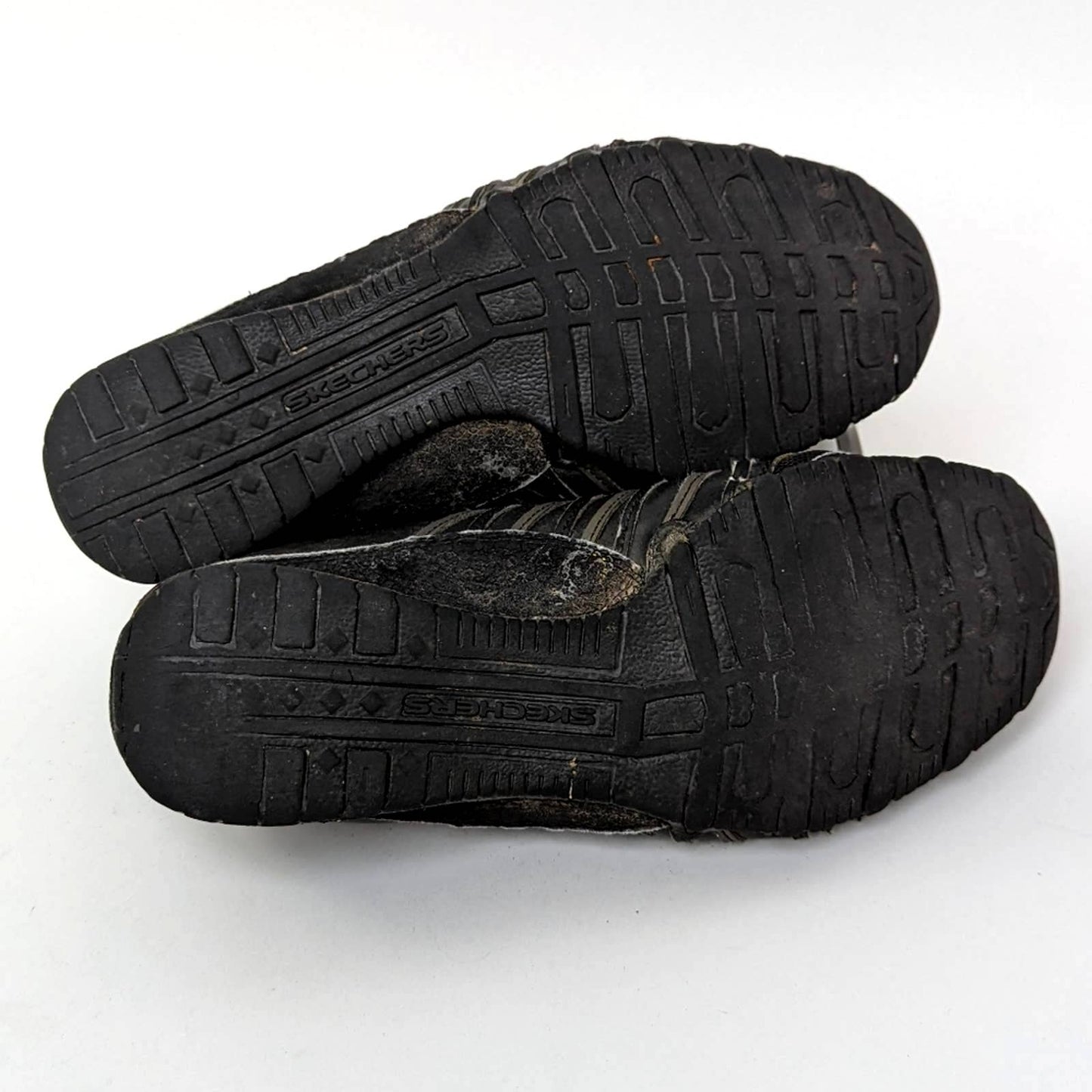 Skechers USA Black Bikers-Troopers Lace-Up Fashion Sneakers - 9