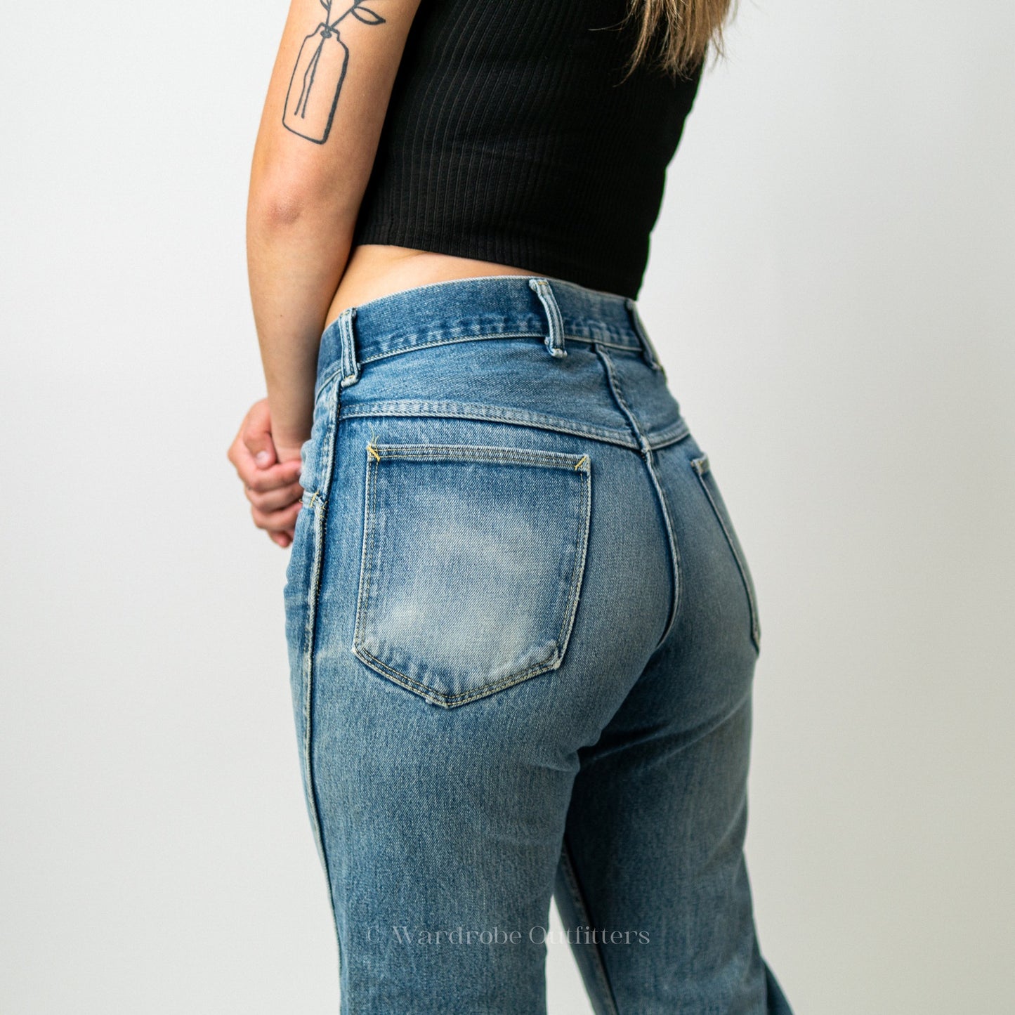1970’s Vintage Big Yank Rockabilly Western Bootcut Denim Jeans