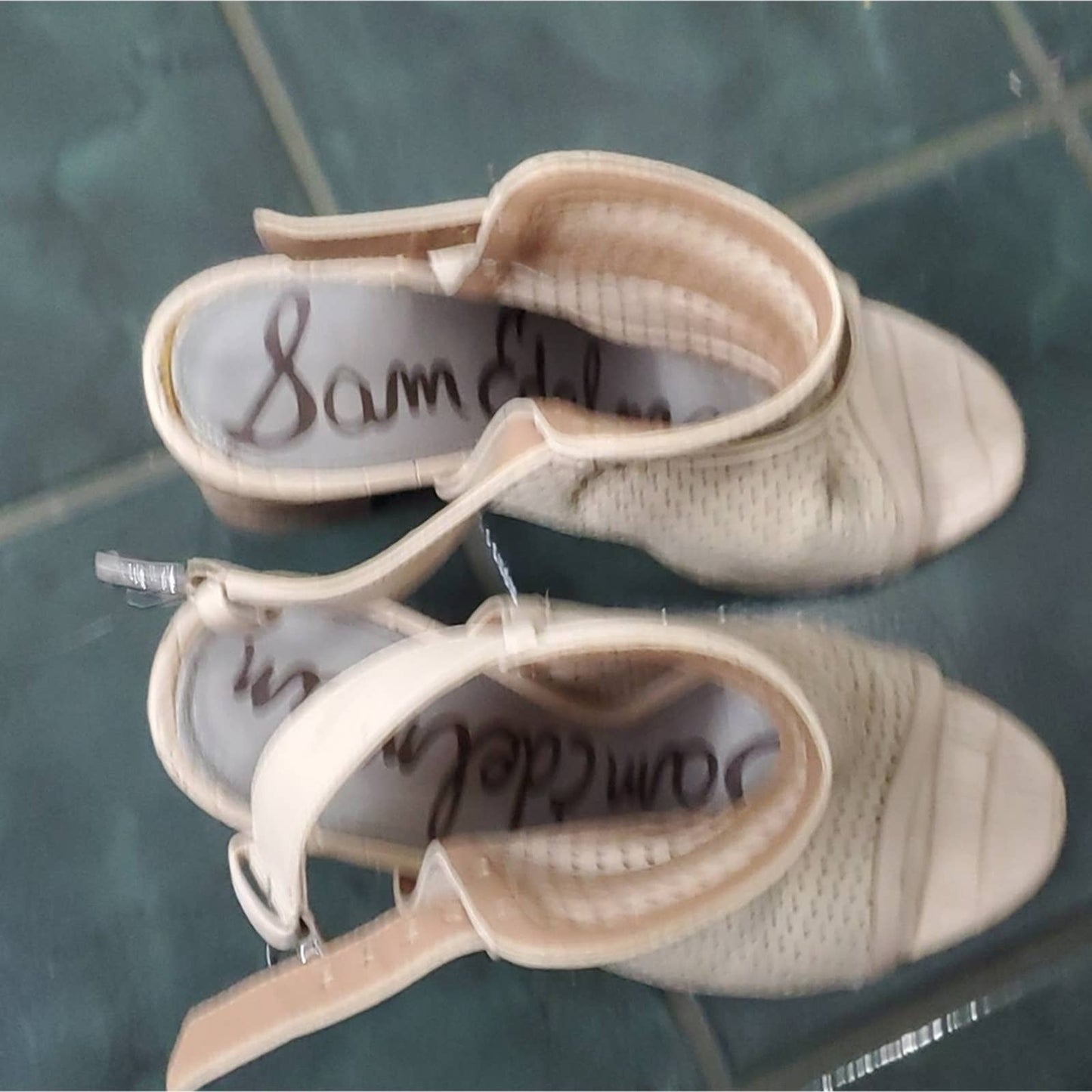 Sam Edelman | Emmie Ivory Peep Toe Sandal Booties - 7.5