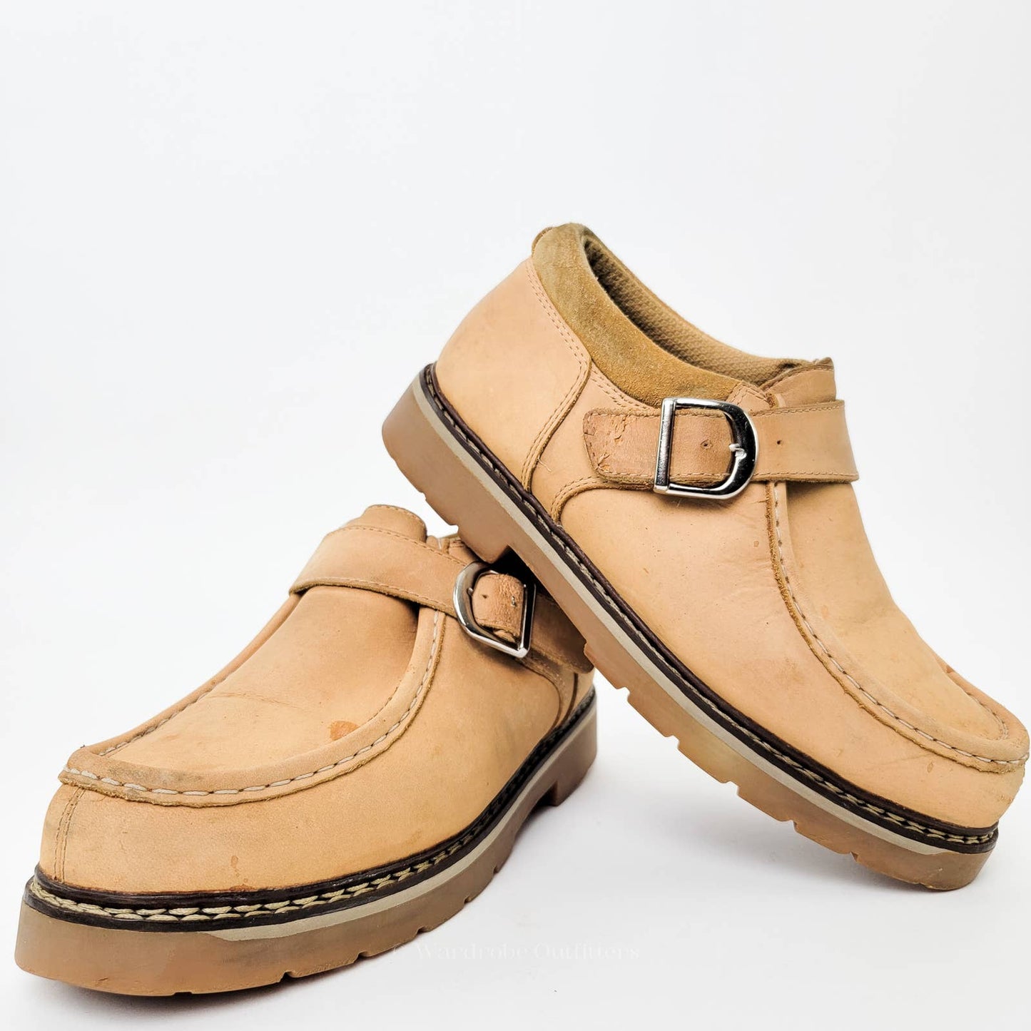 Vintage 90s LUGZ Moc Toe Ankle Wallabee Boots