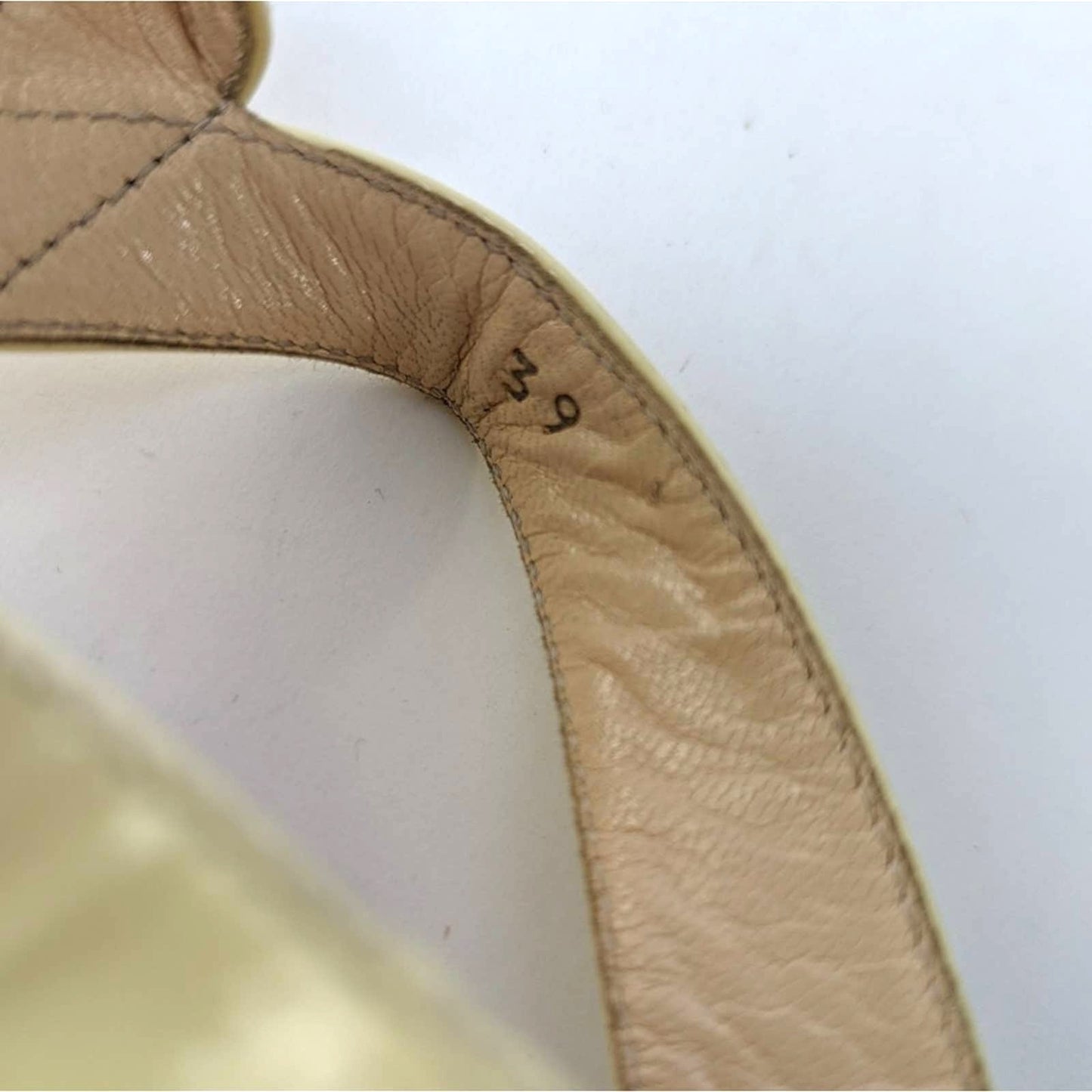 PRADA Canary Yellow Cork Platform Heels - 8