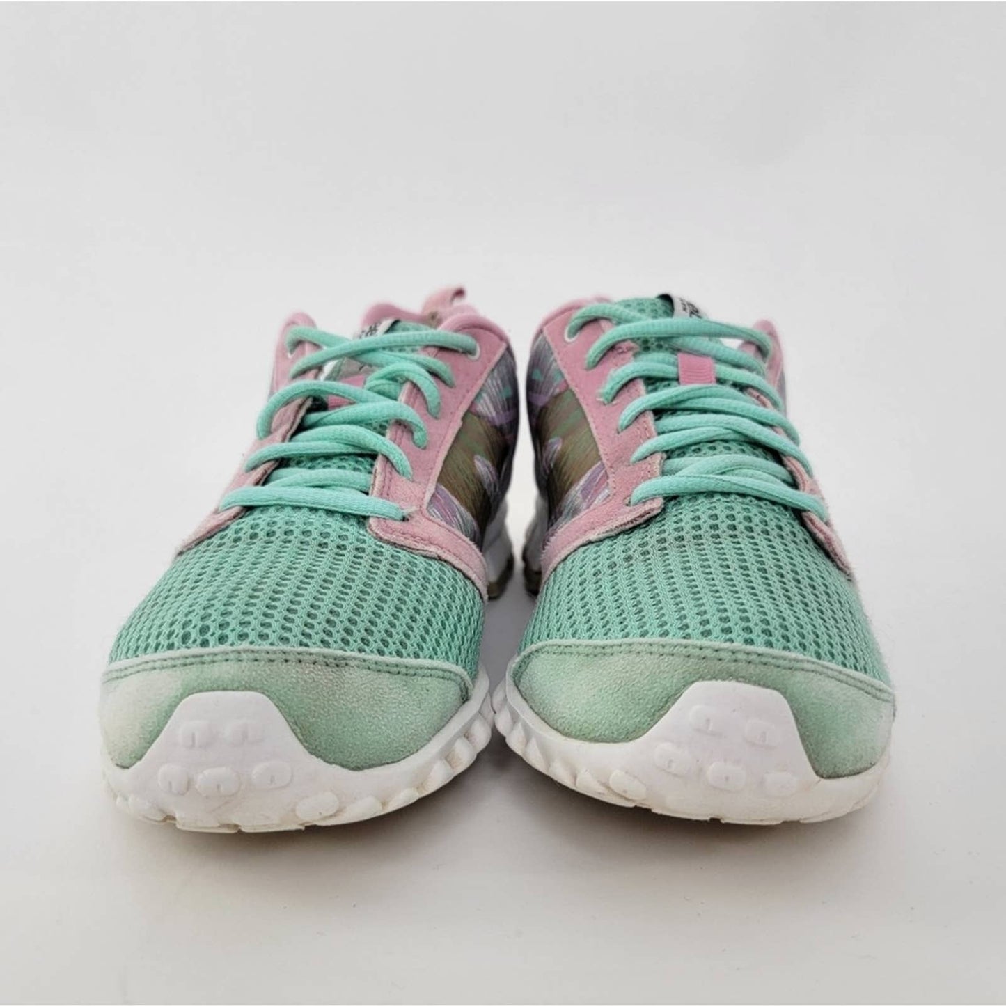 Reebok Realflex SmoothFlex CushRun Cotton Candy Lace Up Athletic Sneakers