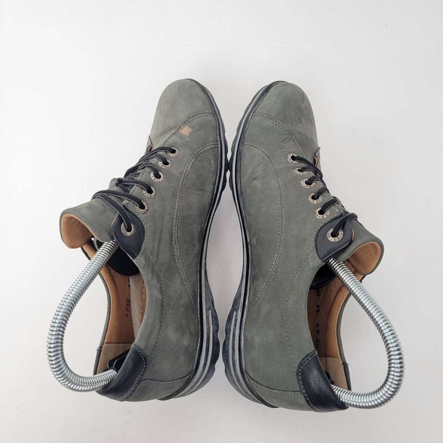 Hartjes XS Suede Grey Smoke Sneakers - 7
