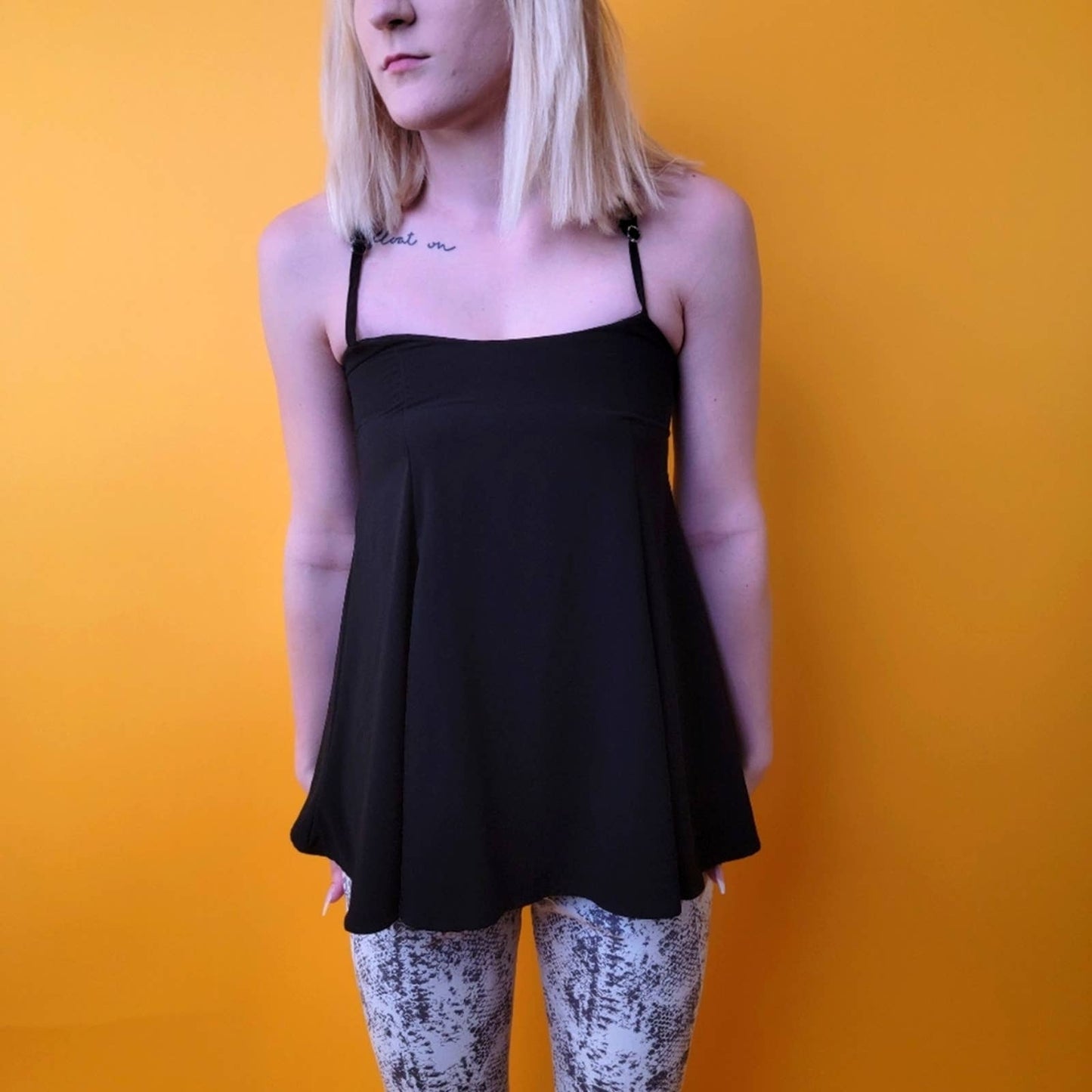 Yoins Black Tank Top Blouse - S