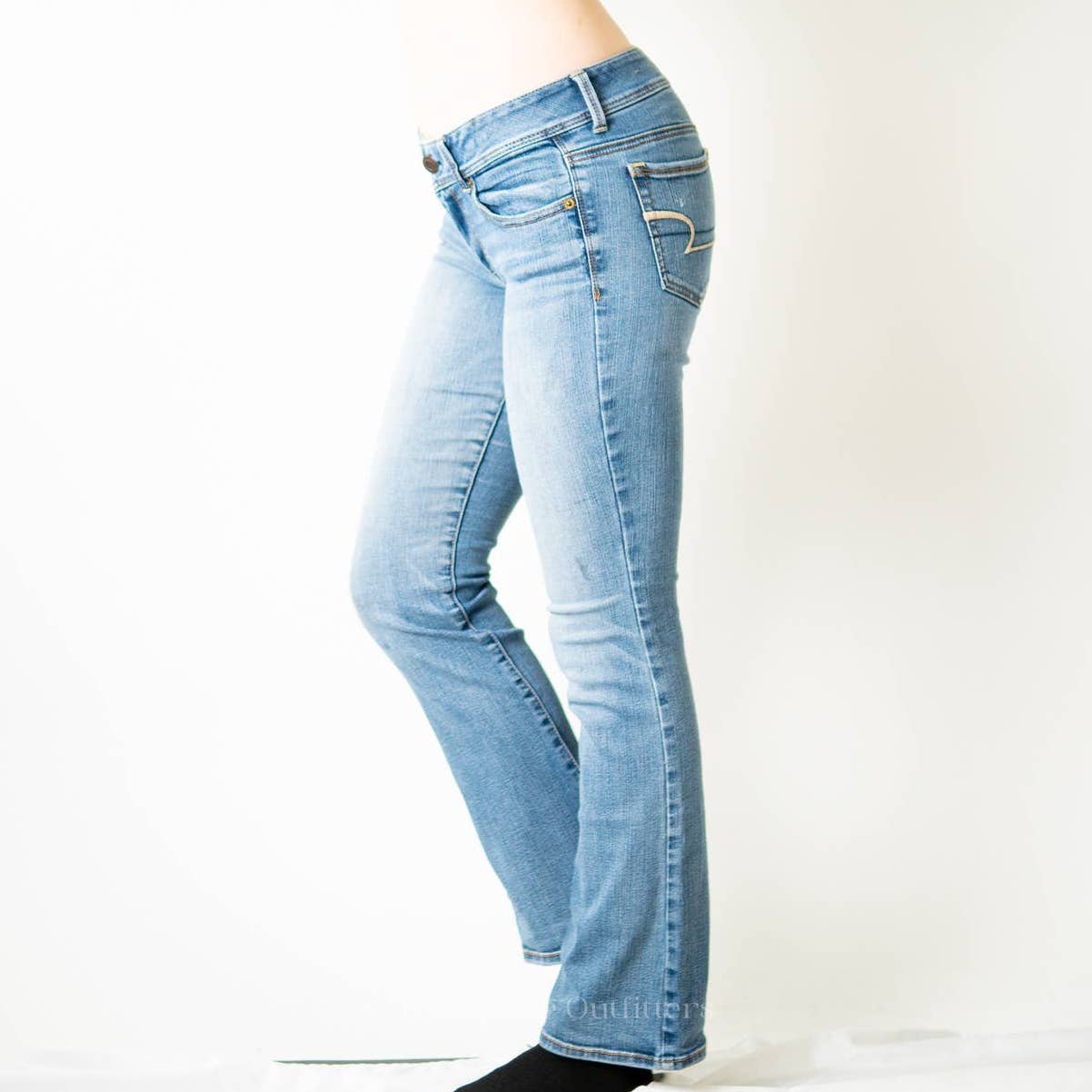 AE Ne(x)t Level Low Rise Kick Bootcut Jean - 8