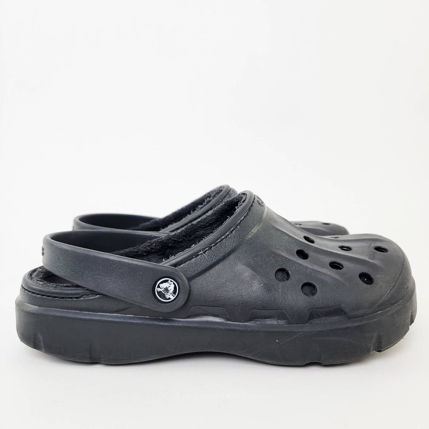 Crocs Dasher Classic Fur Lined Slingback Clog Sandals - 11
