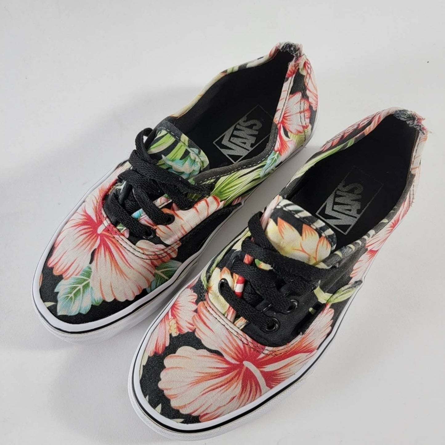 Vans Floral Palm Decay Lace Up Shoes Low Top - 7