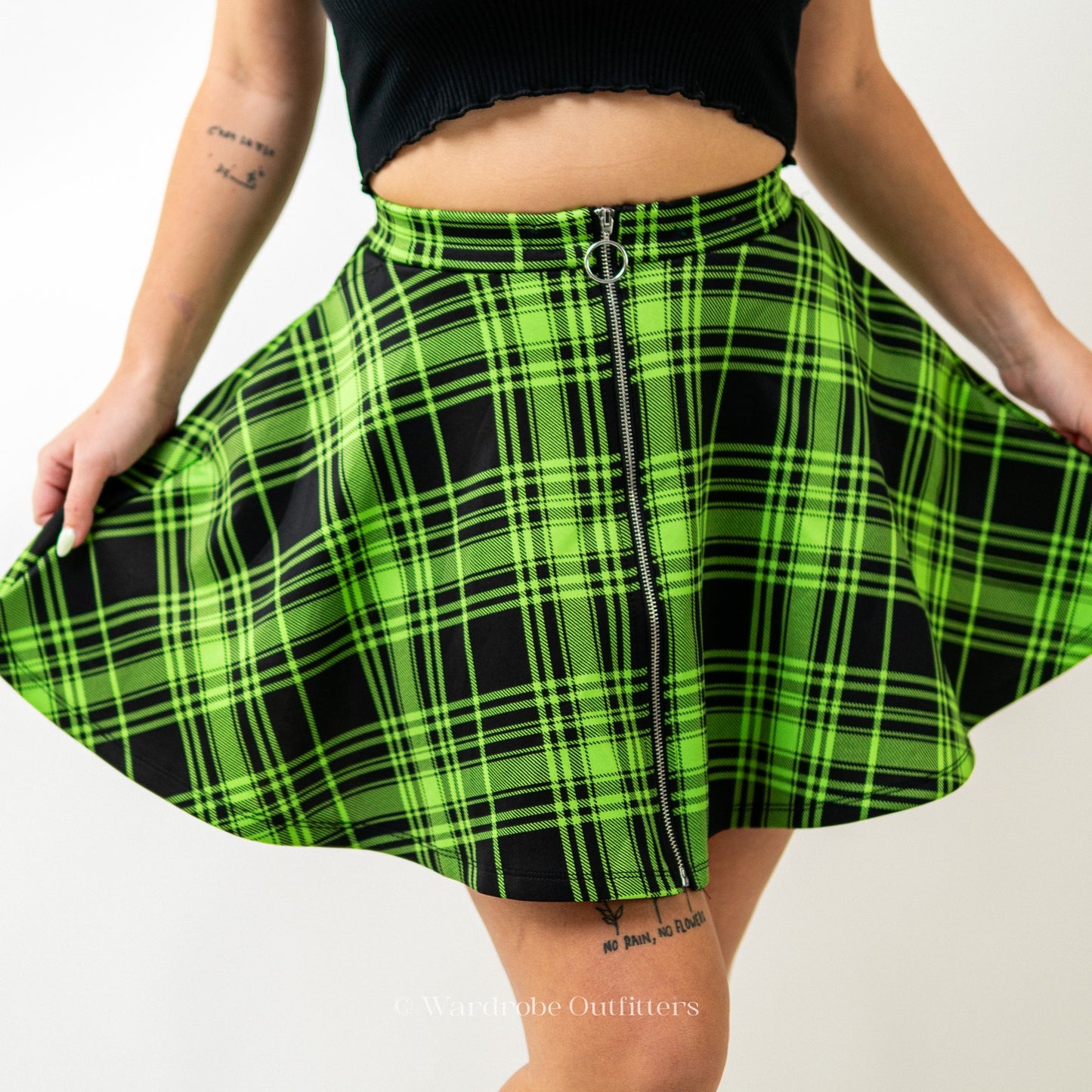 Hot Topic Plaid Grunge Punk Mini Skirt