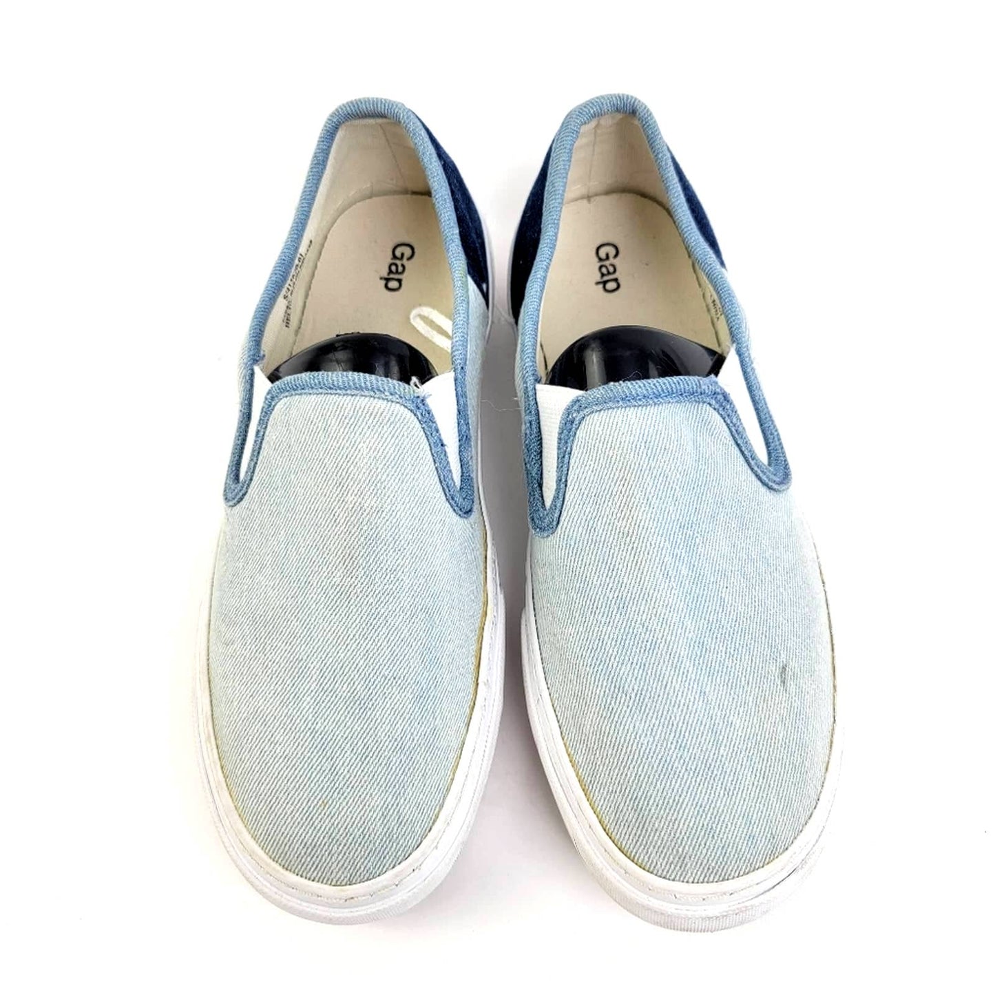 GAP Slip On Casual Loafer Light Denim Canvas Sneakers - 7