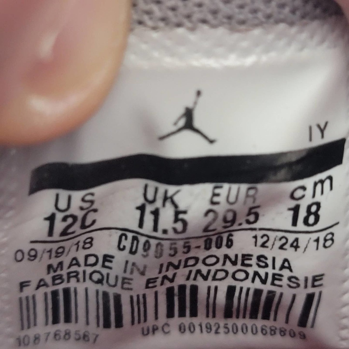 Nike Air Jordan Legacy 312 Low (PS) Bred Cement - (Kids) - 12.5 C