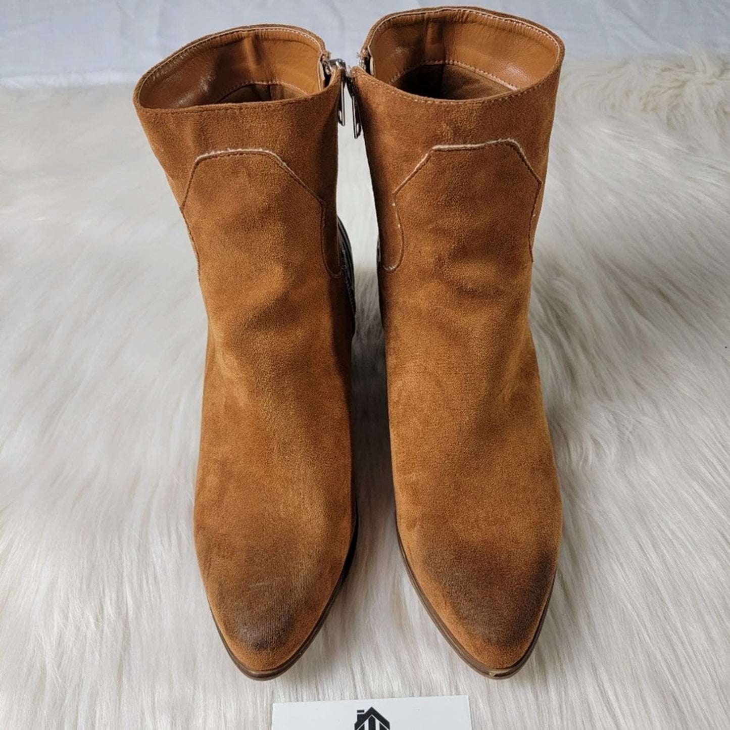 Joli Zebra Animal Print Suede Leather Chelsea Boot - 9