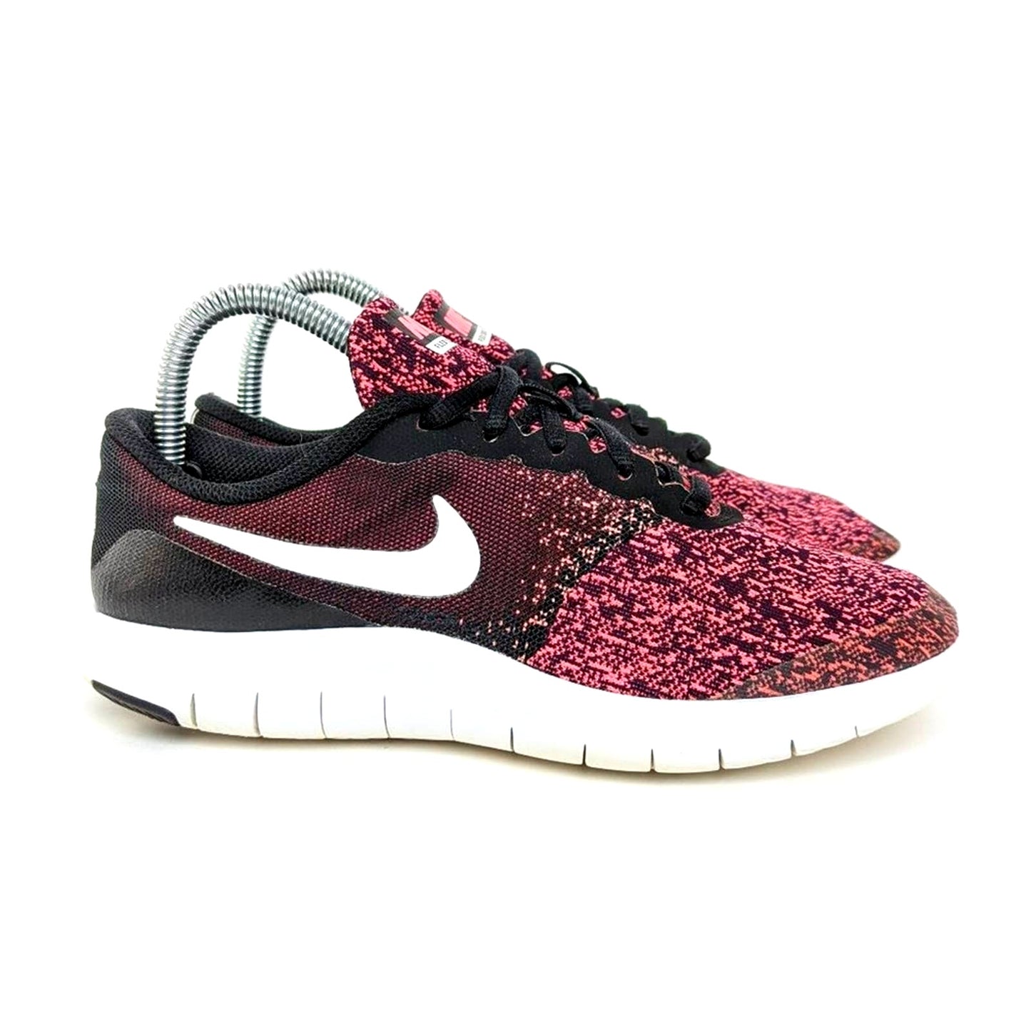 Nike Flex Contact GS - Pink Oreo Running Shoes - 7.5