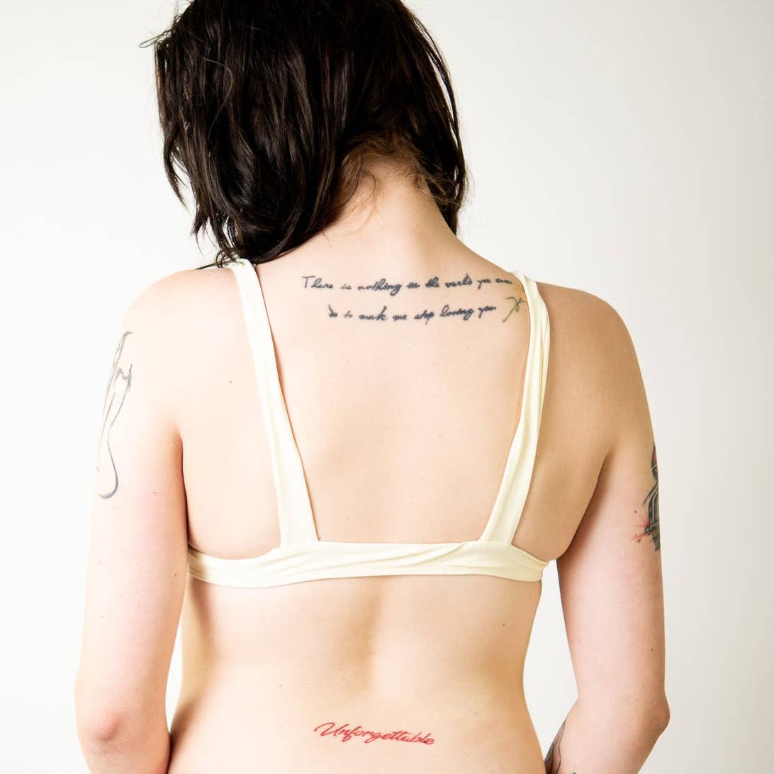 Sunshine Yellow Triangle Bikini Top