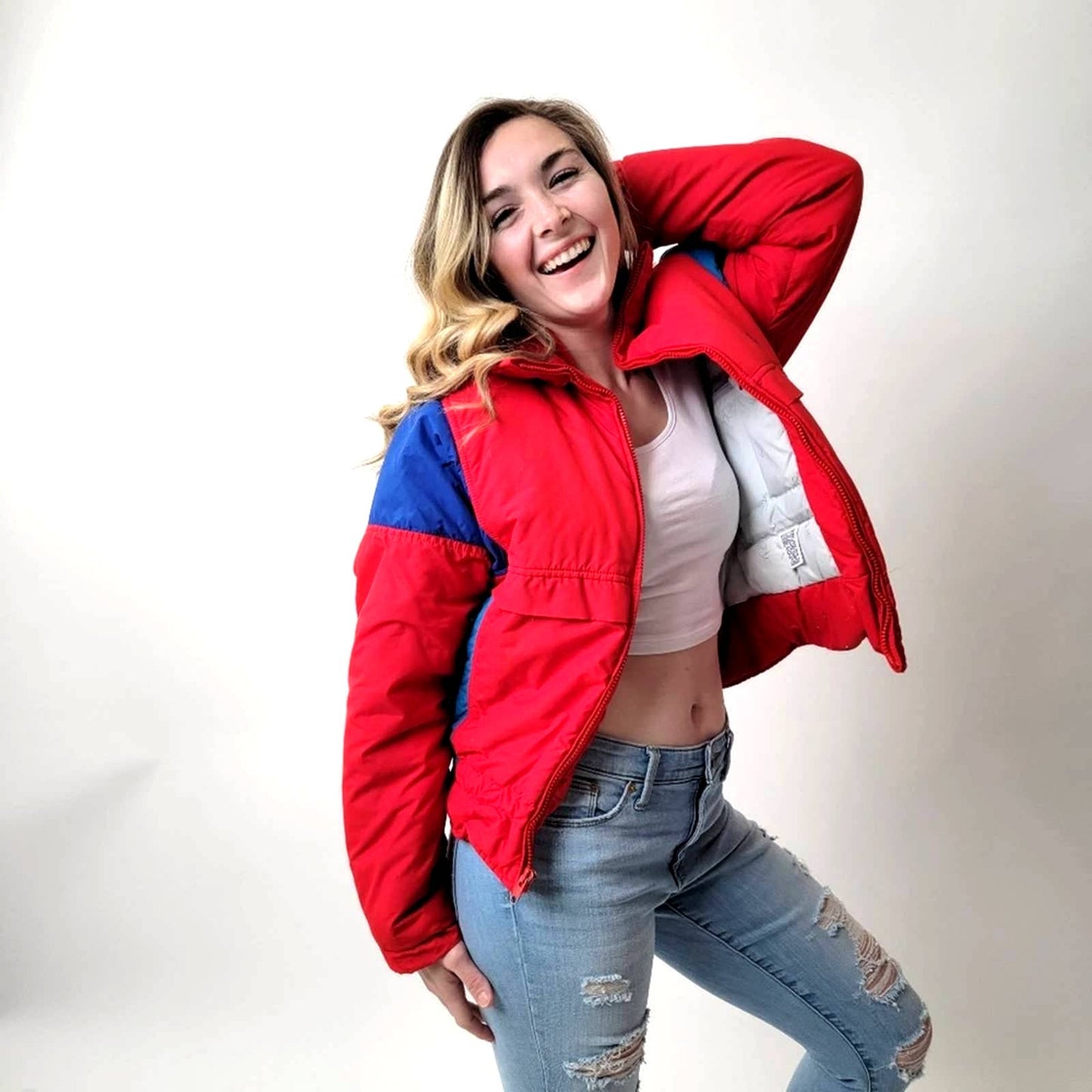 Vintage 90s Roffe Puffer Ski Jacket - M