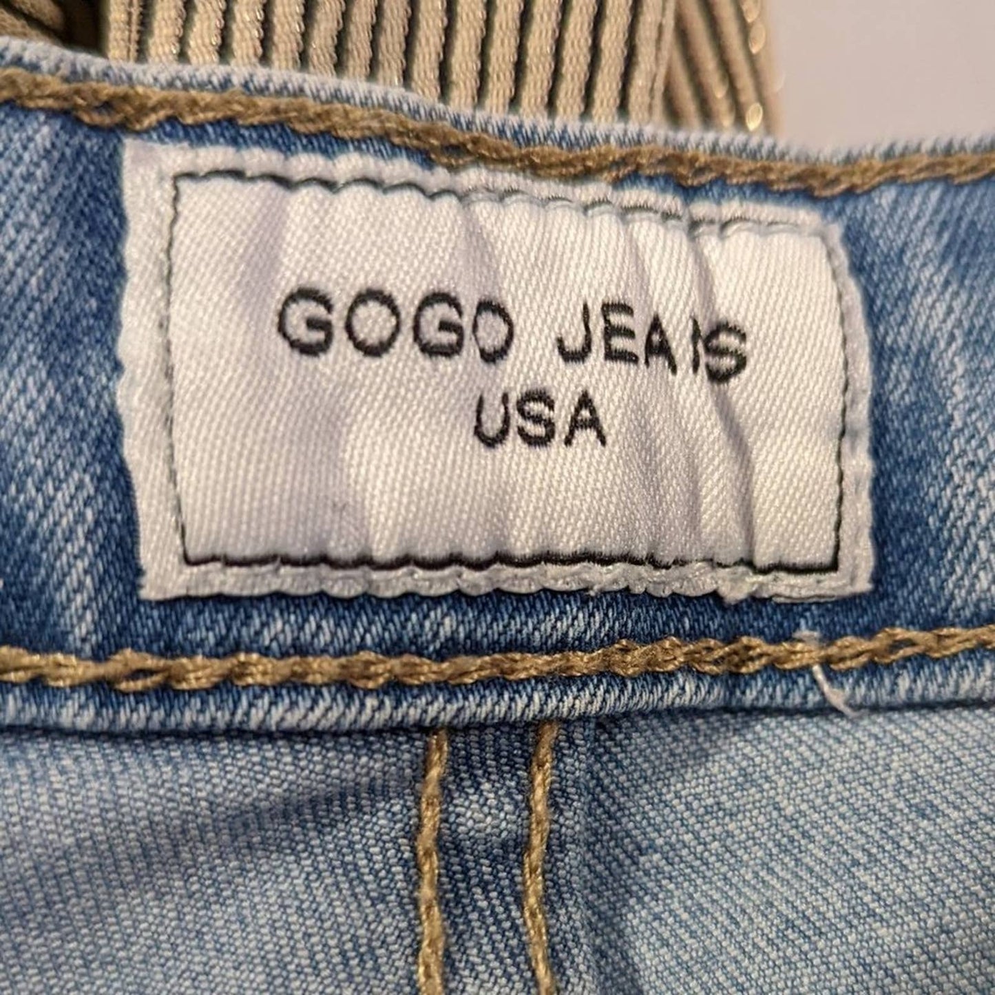 Vintage Y2K Rivited Gogo Skinny Cropped Acid Wash Jeans - 5