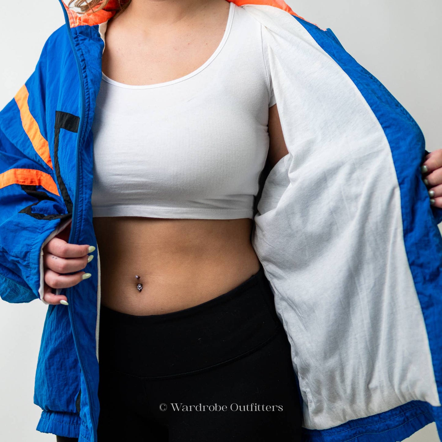 Vintage 80s Pastel Reebok Track Jacket Windbreaker