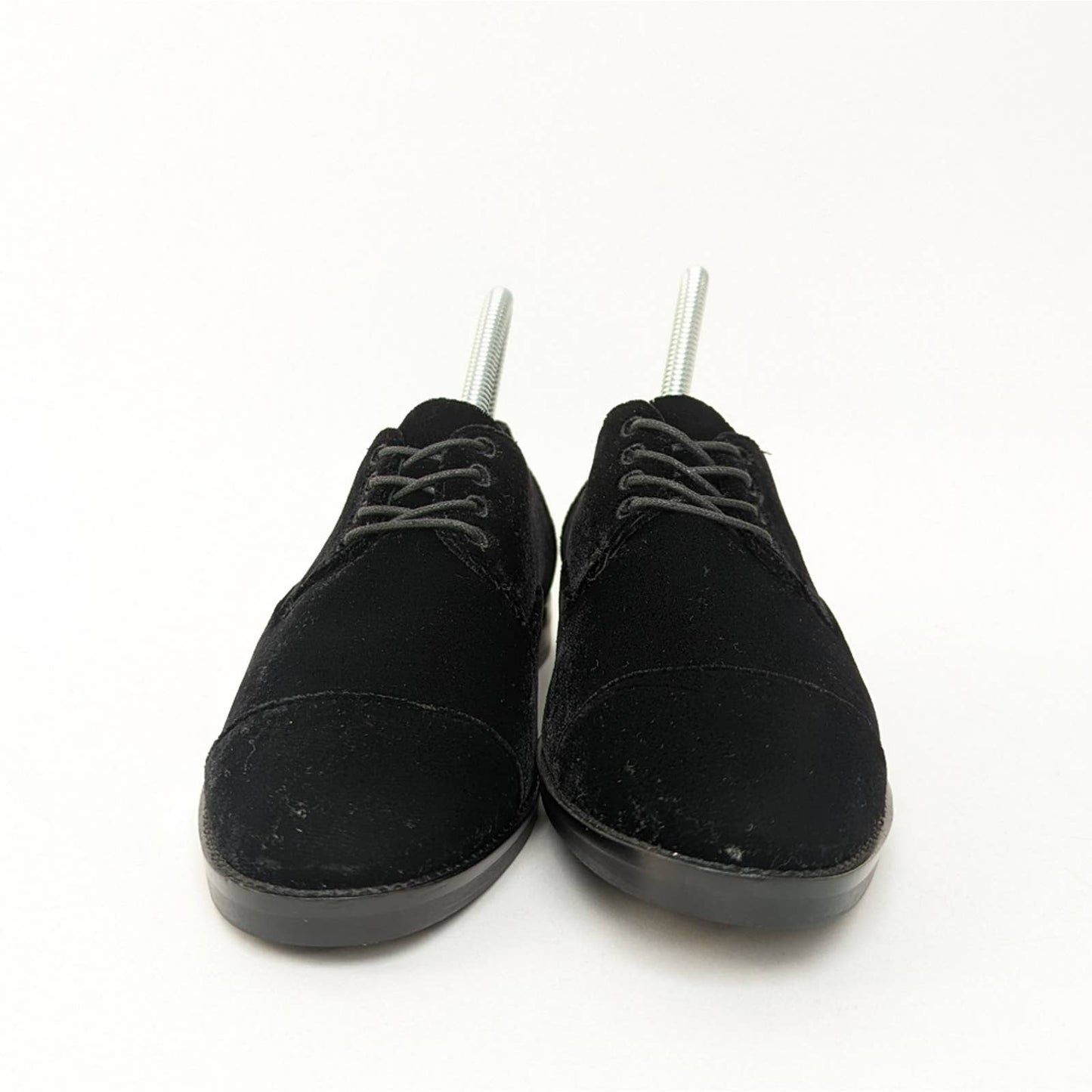 NWOT Ralph Lauren Maryna Black Suede Derby Oxford Flats - 6