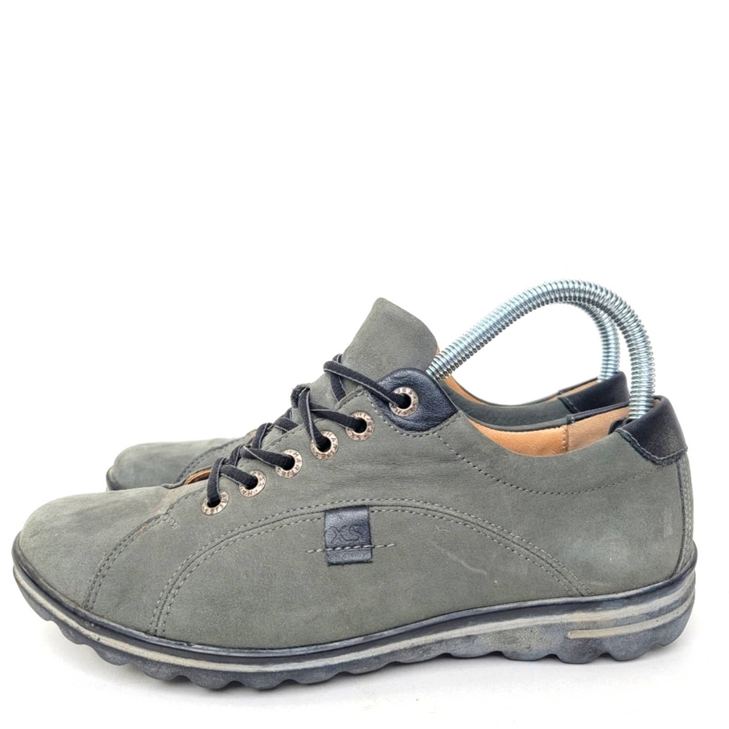Hartjes XS Suede Grey Smoke Sneakers - 7