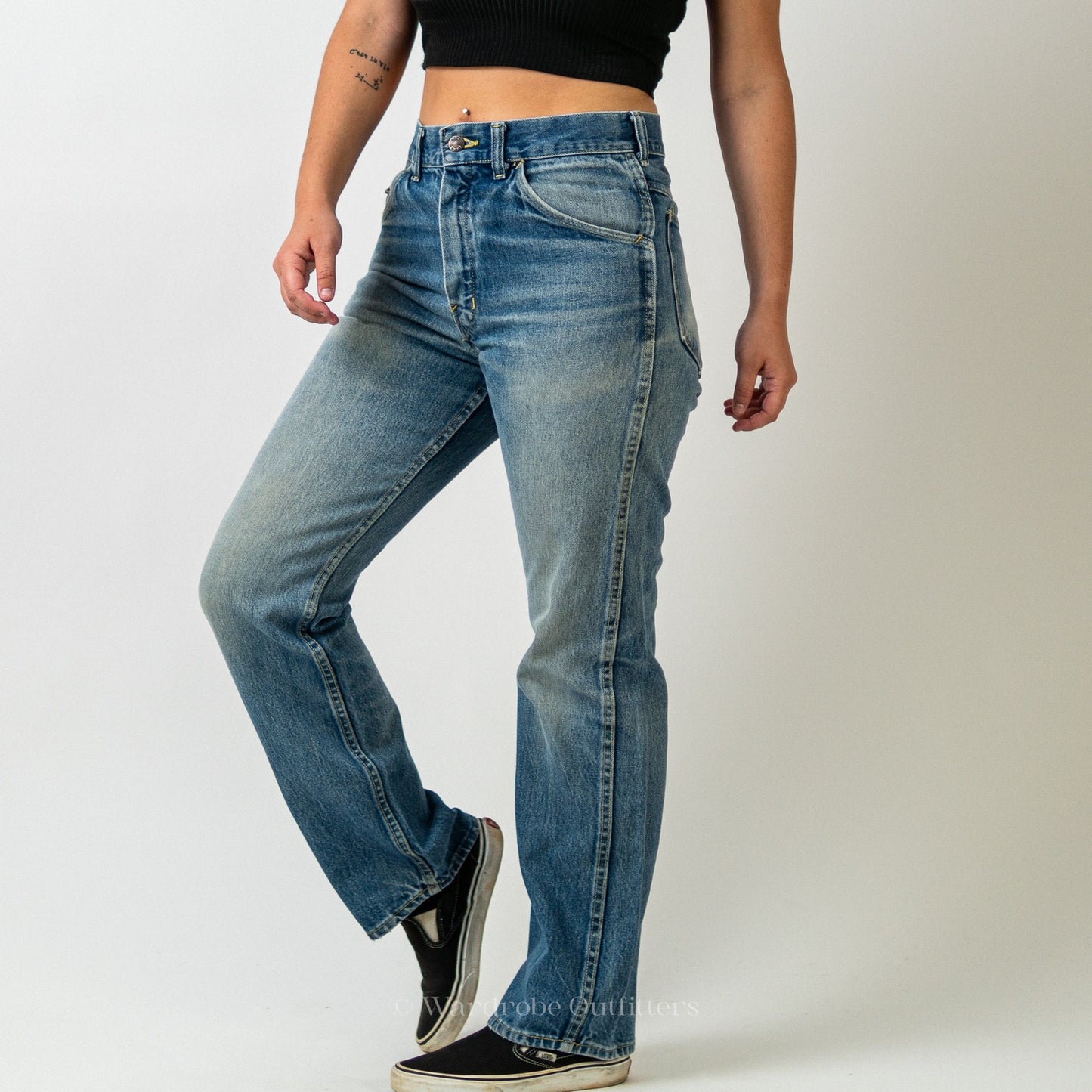 1970’s Vintage Big Yank Rockabilly Western Bootcut Denim Jeans