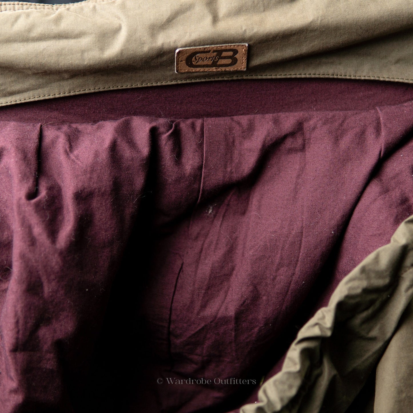 Vintage 90s Olive Green Puffer Hunting Jacket by CB Sports - M