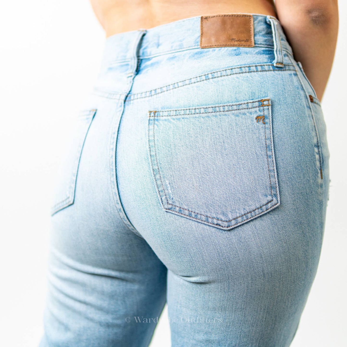 Madewell Perfect Vintage Jean in Coney Wash: Artfully Destroyed Edition