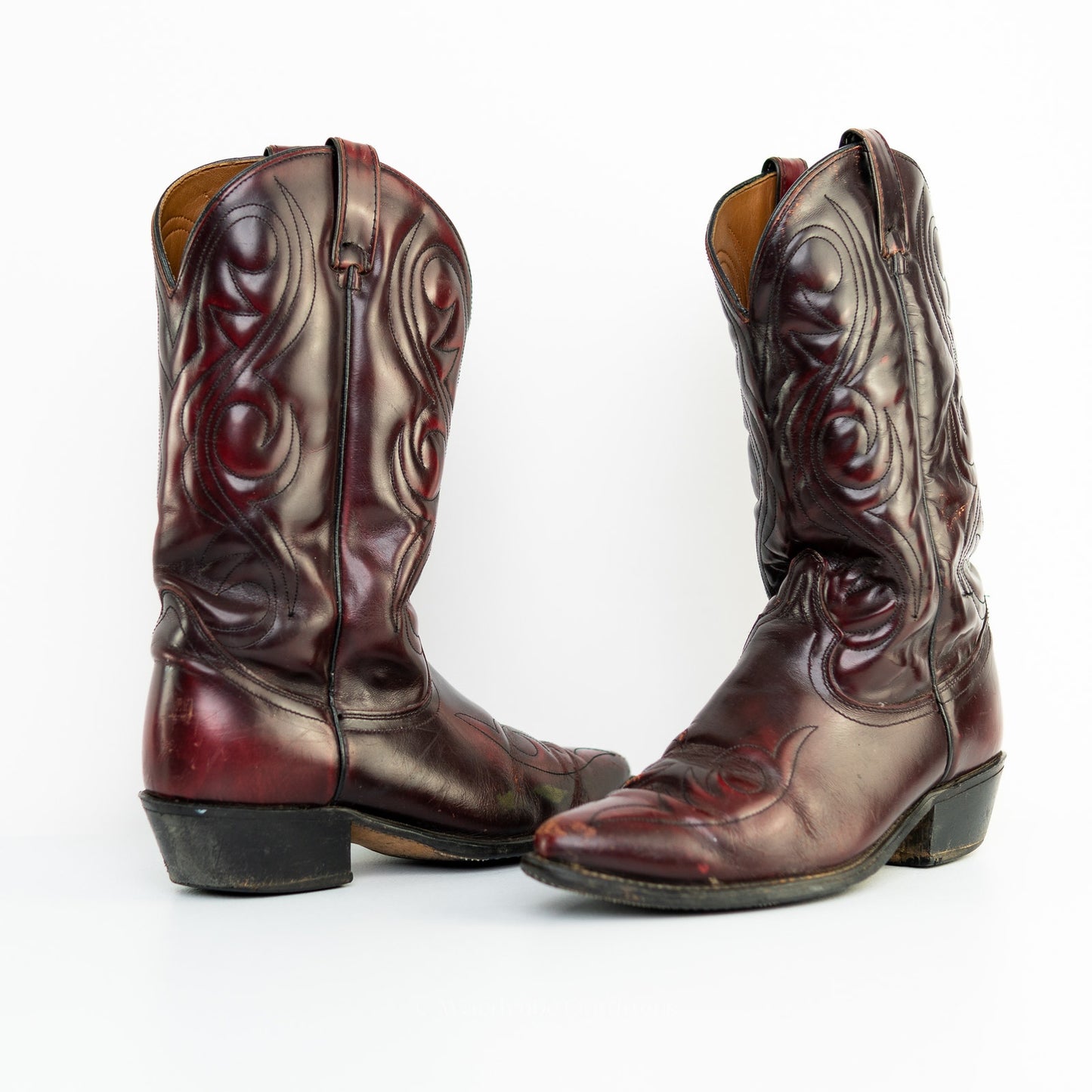 Vintage 70s ACME Thunderbird Cowboy Western Boots - 8