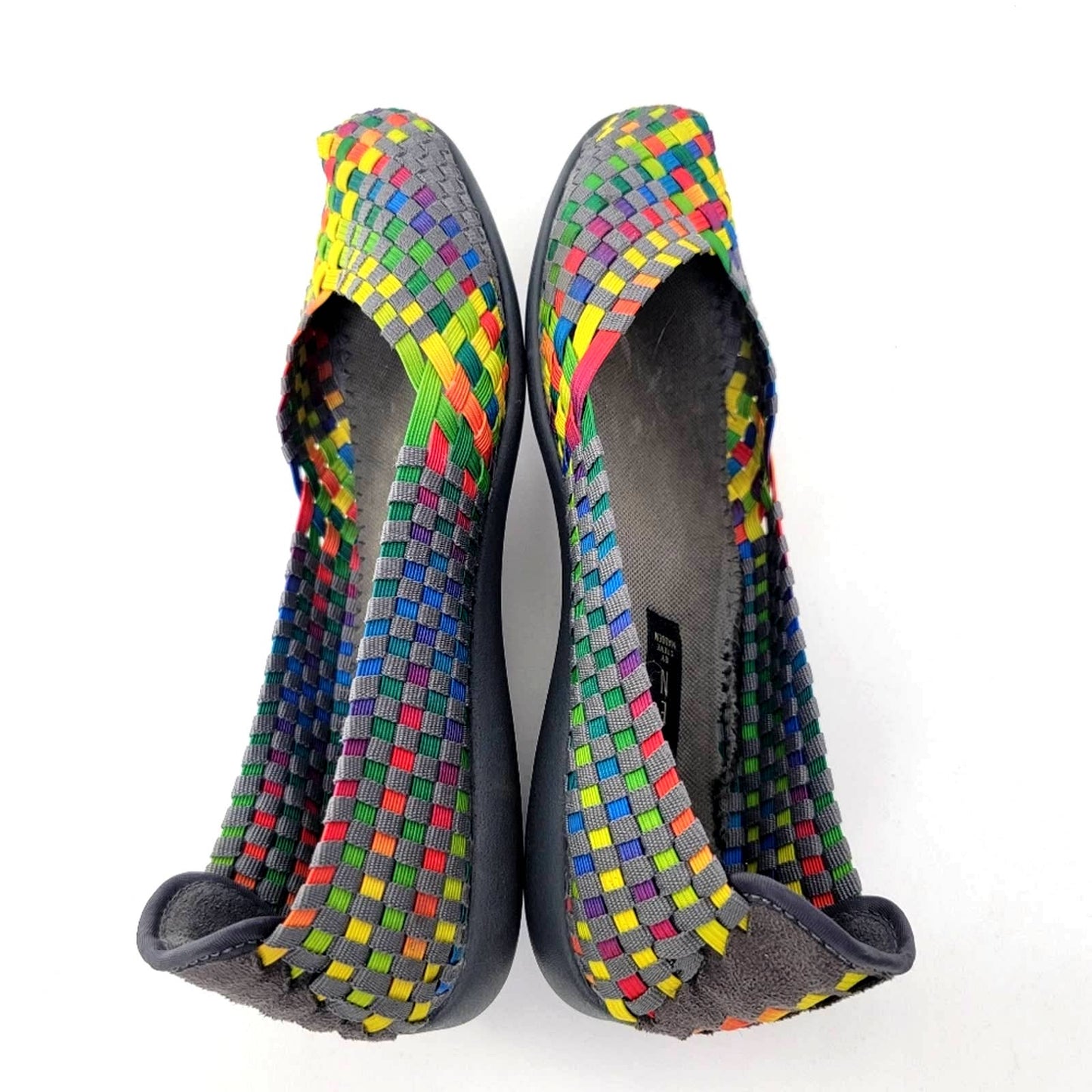 Steven by Steve Madden Rainbow Woven Ballet Flats - 8