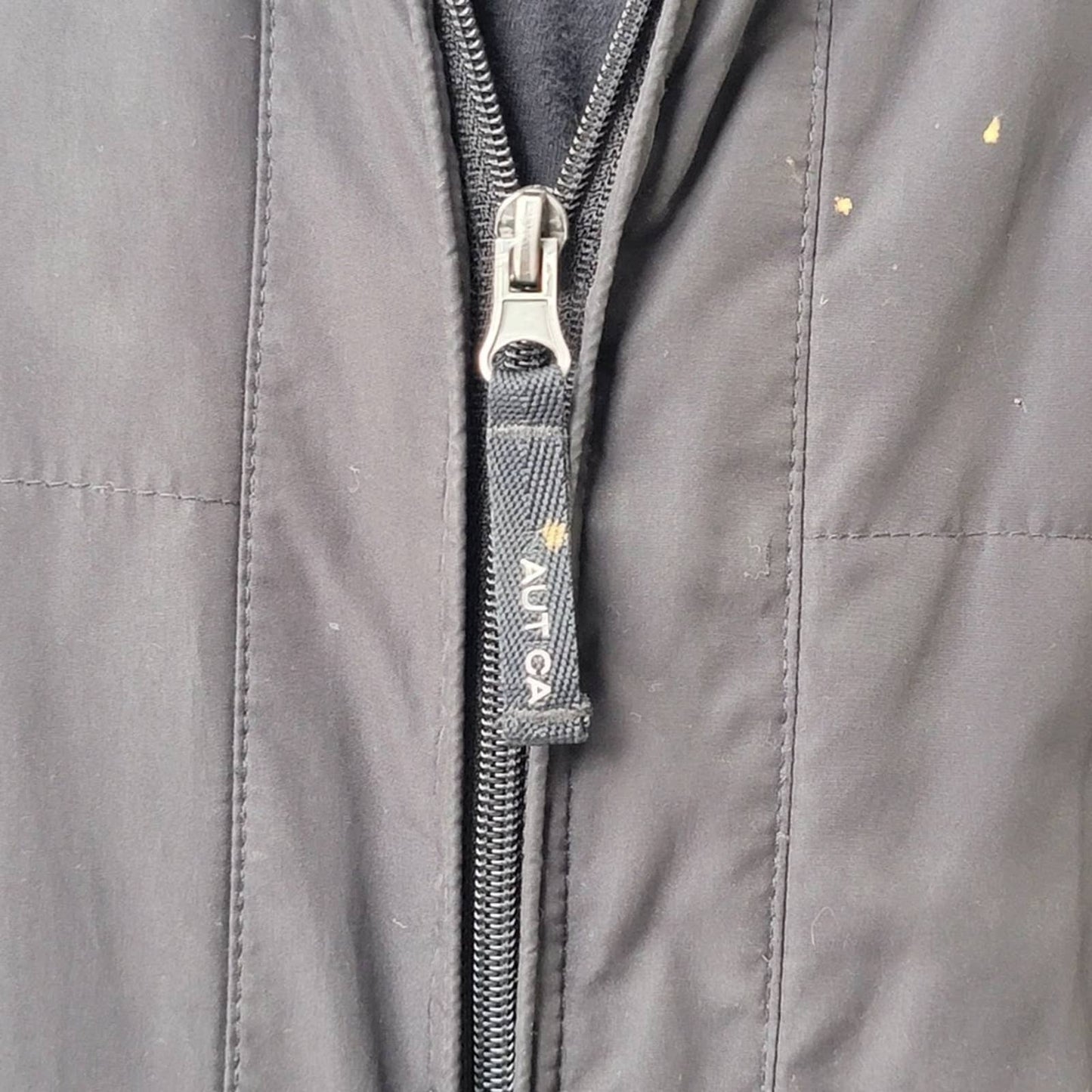 Nautica Black Sherpa Lined Jacket - M