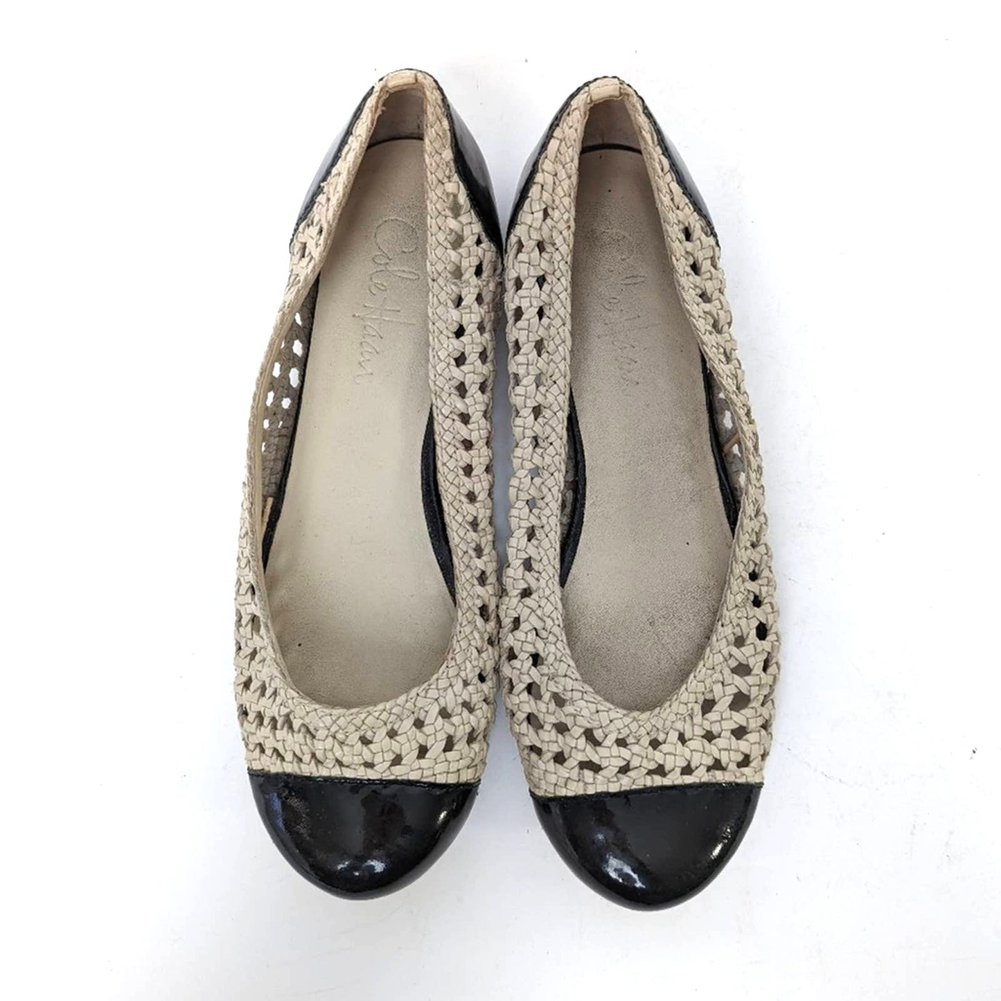 Cole Haan Braided Woven Ballet Flats - 6.5
