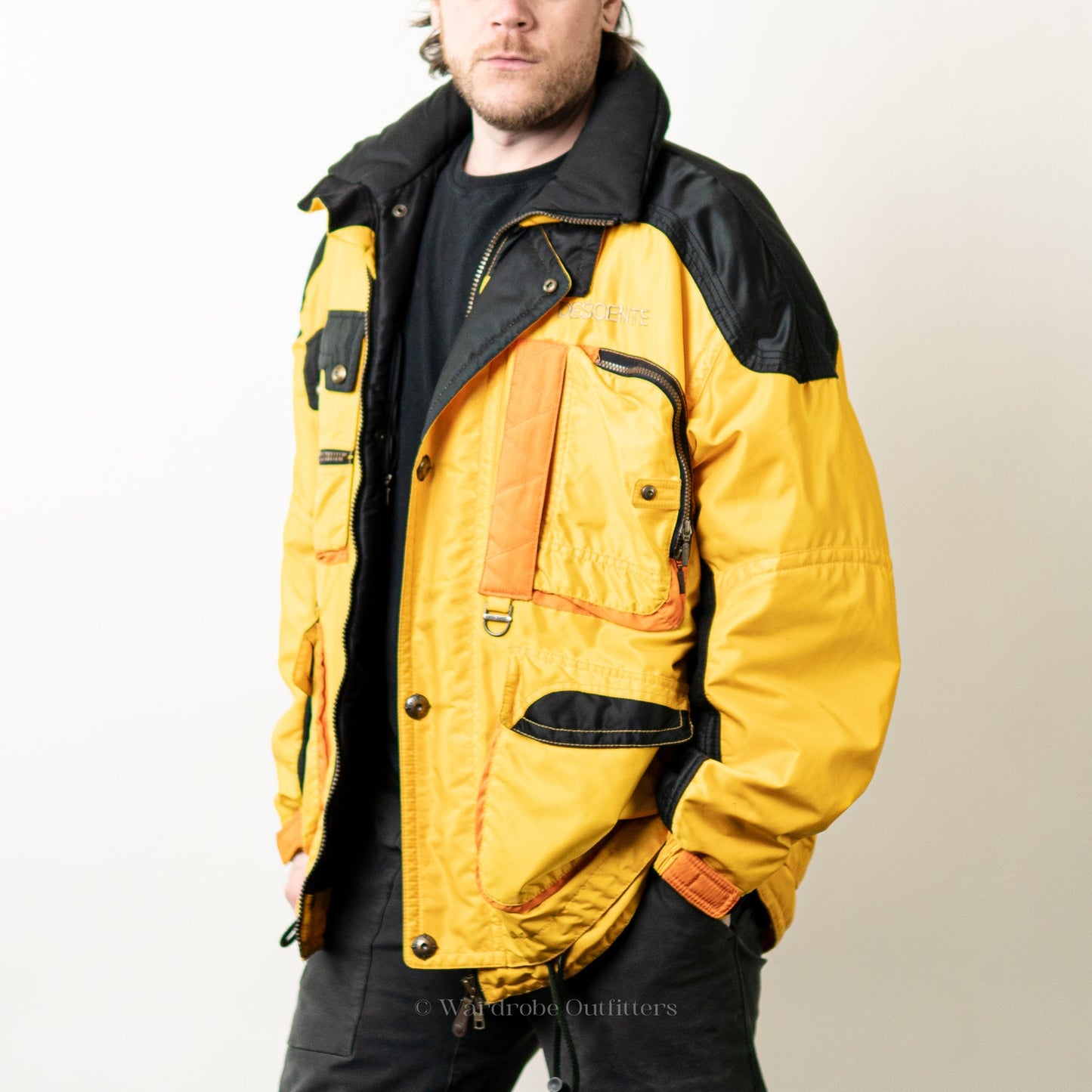 Vintage 90s Puffer Ski Jacket Coat Parka by Descente - XL