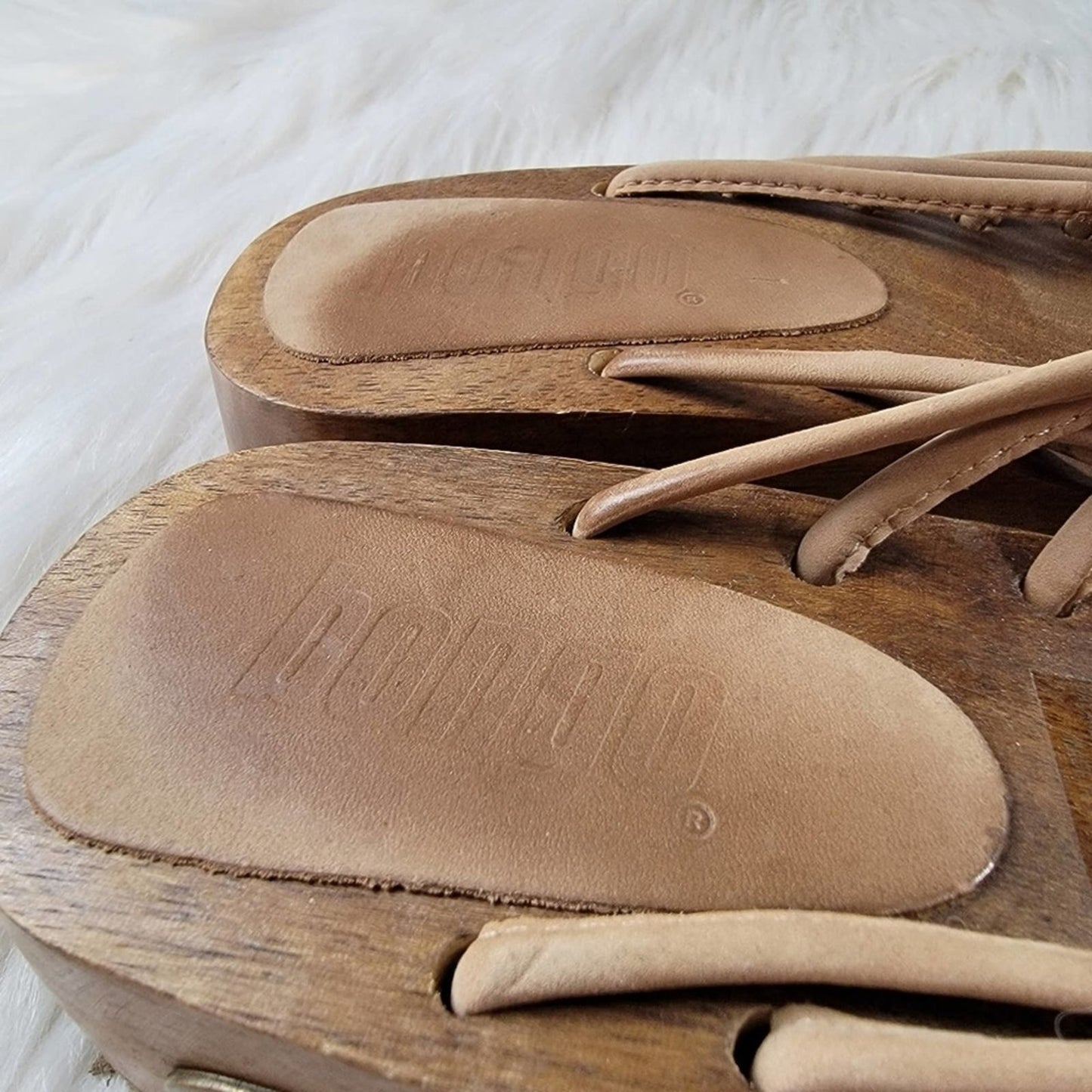 Vintage 90s BONGO Chunky Platform Sandals - 6
