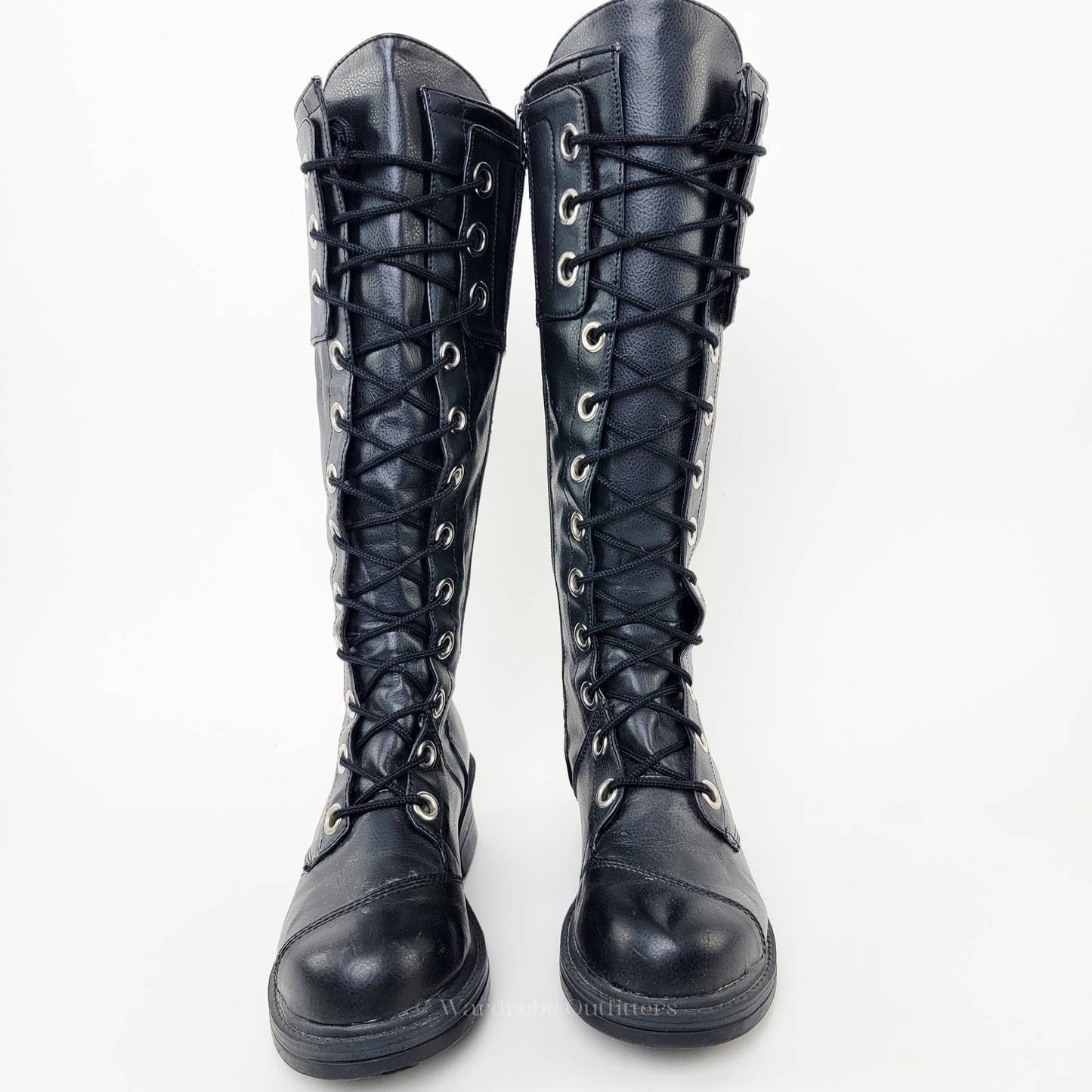 Vintage Y2K NANA Goth Grunge Combat Chunky Platform Boots - 7