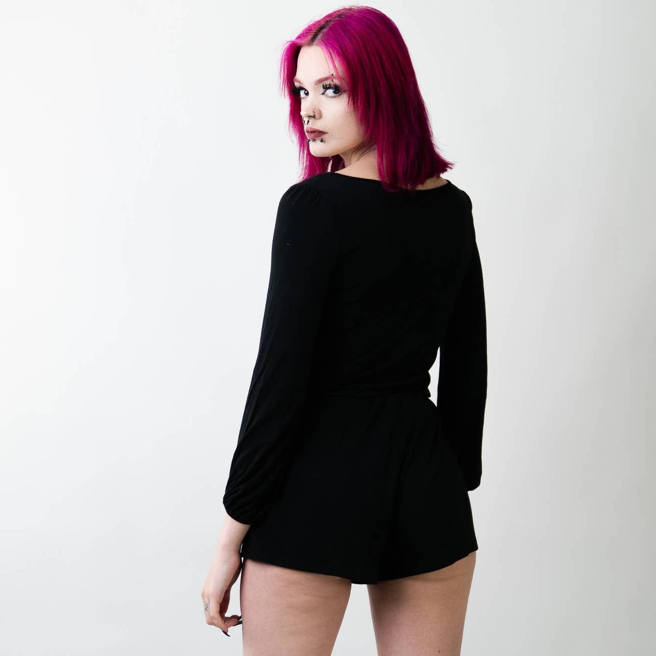 AEO Soft & Sexy Black Romper Jumpsuit - XXS