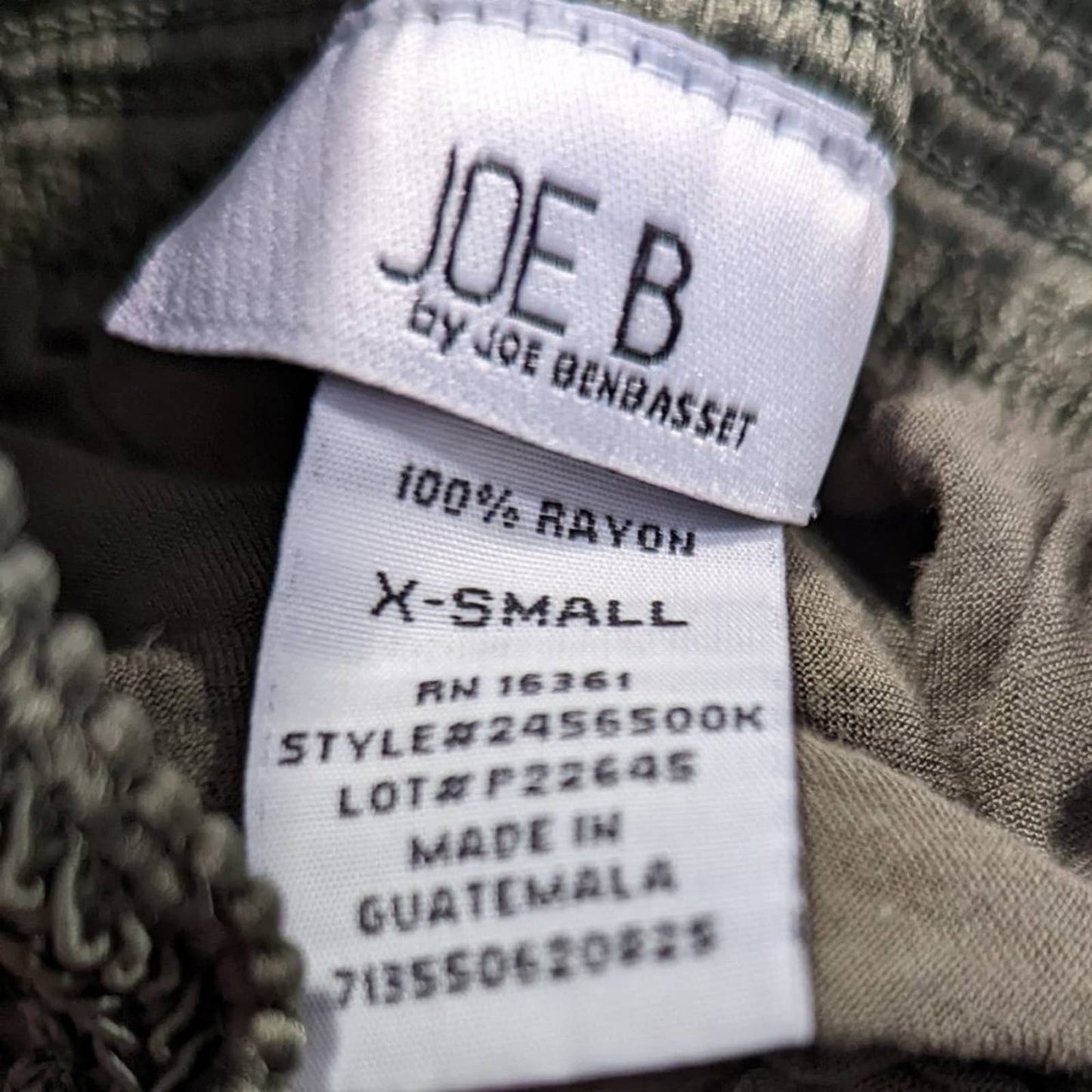 Joe B. Shirred Waist Olive Green Pants - XS