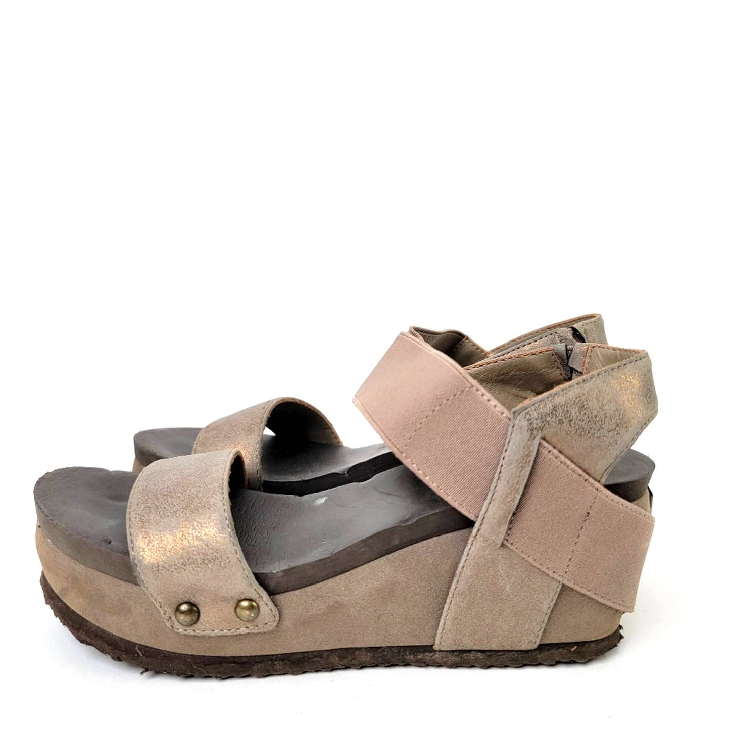 Hokus Pokus Tala Chunky Platform Strappy Wedge Heel Sandals - 6.5