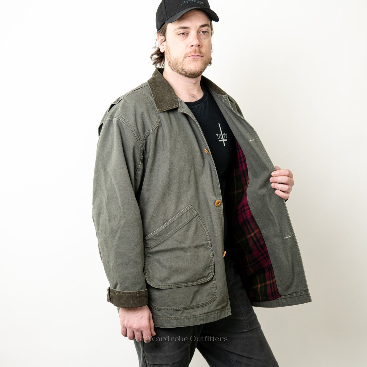 Vintage 90s L.L. Bean Canvas Forest Green Barn Jacket - XL