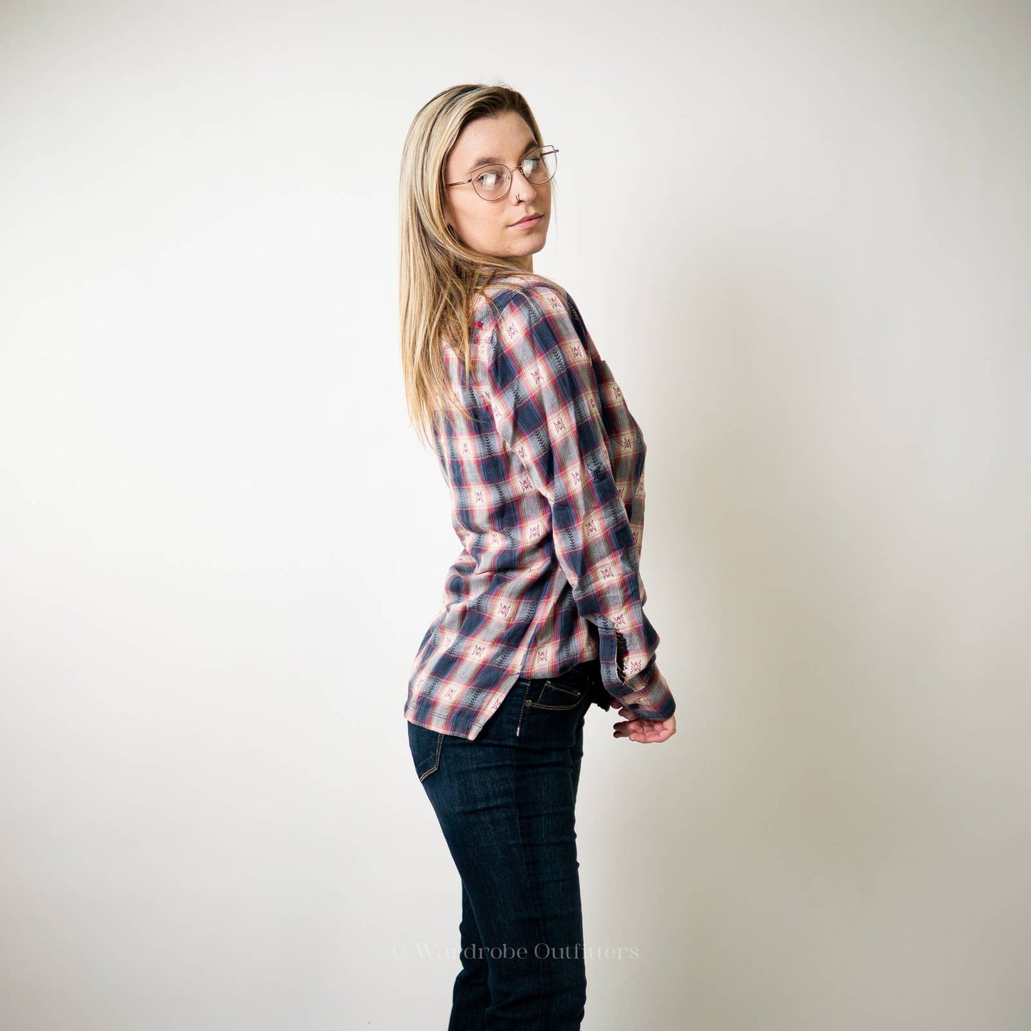 Deadstock Mountain Khaki Plaid Button Up Flannel - S