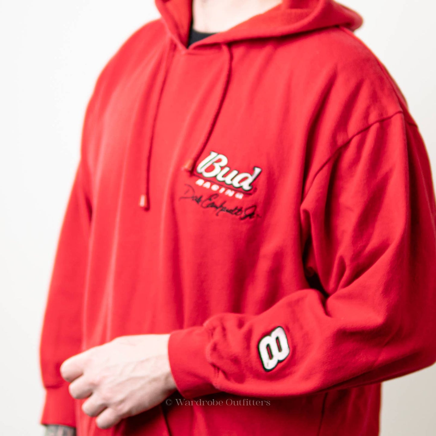 Vintage Y2K #8 Dale Earnhardt JR Budweiser Nascar Hoodie