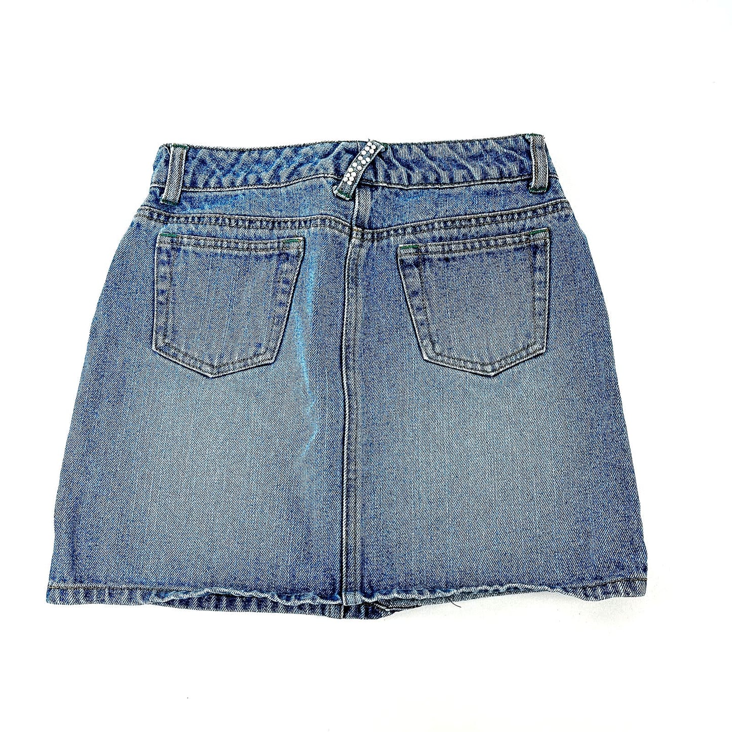 Vintage Y2K Carolina Blues Girls Sequin Skirt