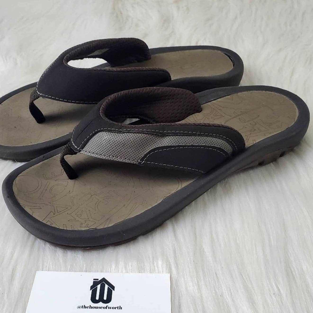 Oakley SuperCoil 4 Flip Flop Slide Sandals - 8