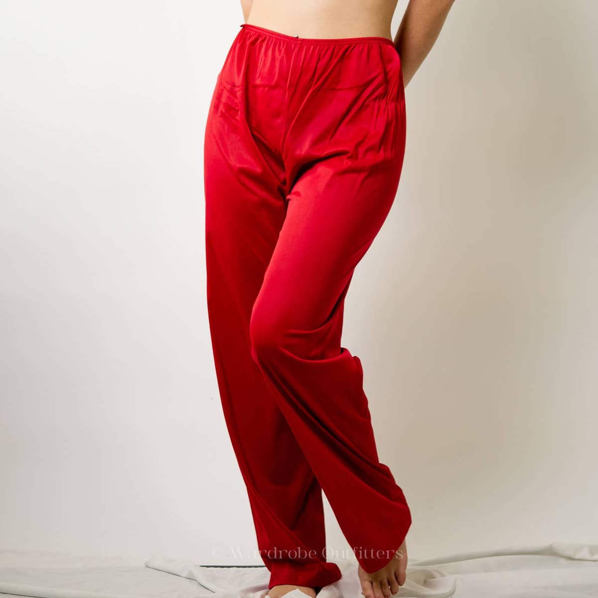 Vintage 90s Vanity Fair Red Lounge Pajama Pants